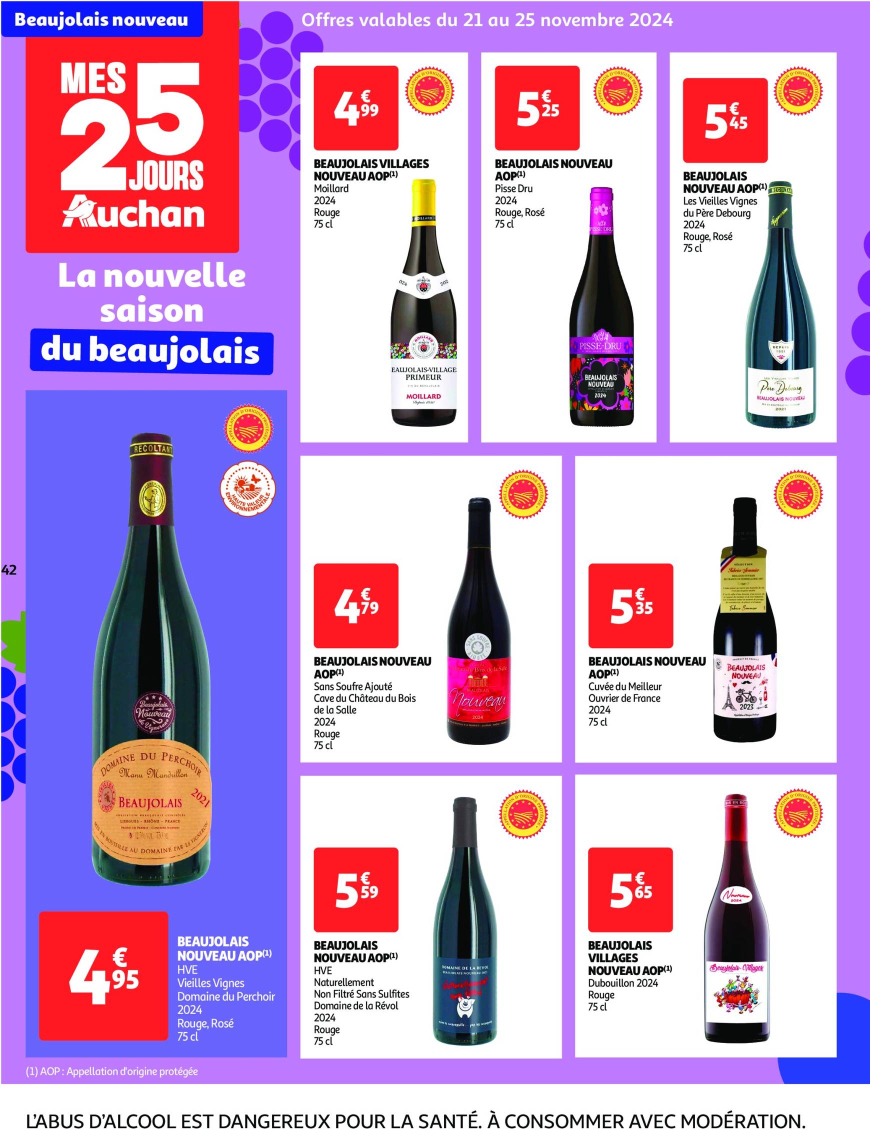 auchan - Auchan - Mes 25 jours Auchan, et encore plus de promos ! folder geldig vanaf 19.11. - 25.11. - page: 42