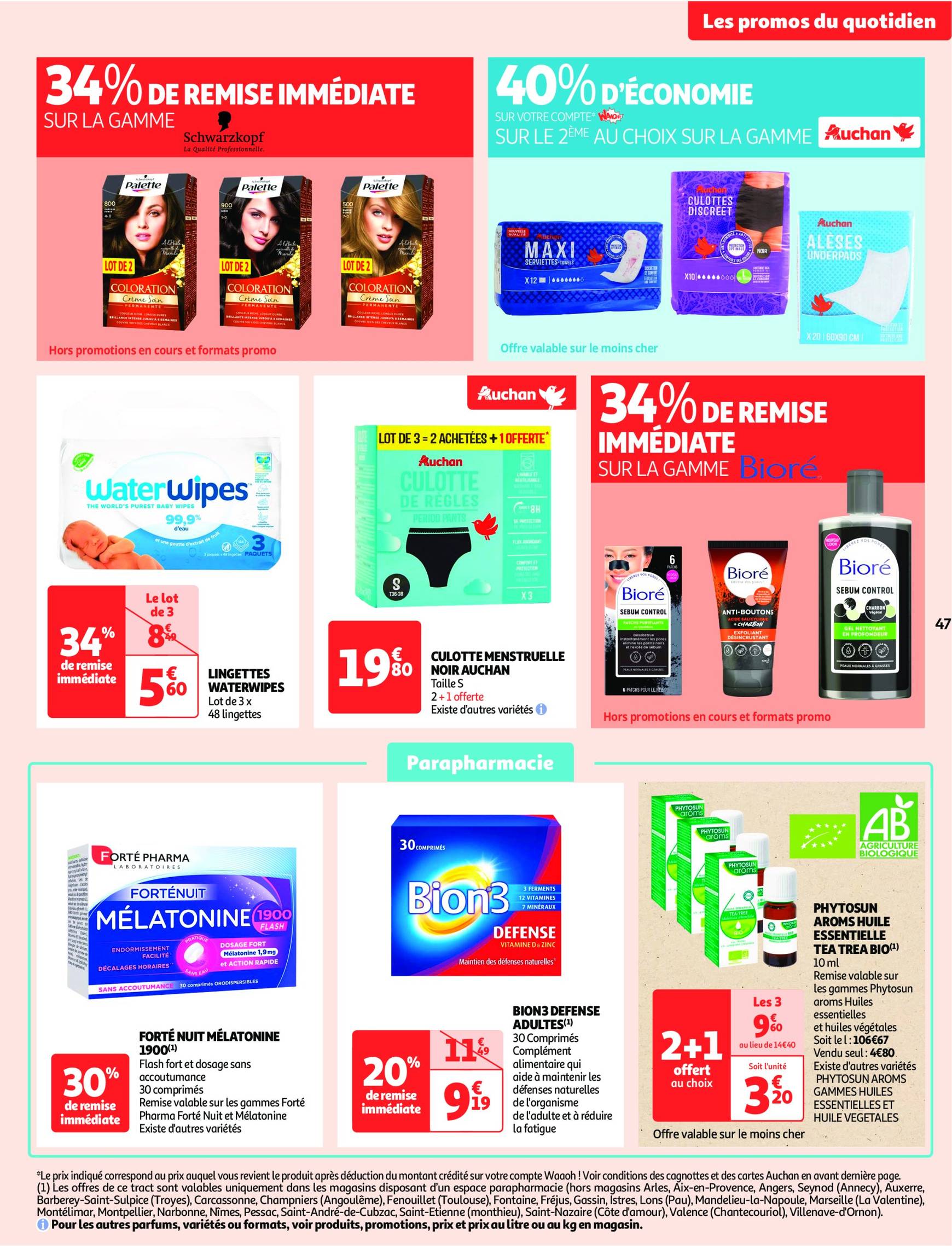 auchan - Auchan - Mes 25 jours Auchan, et encore plus de promos ! folder geldig vanaf 19.11. - 25.11. - page: 47