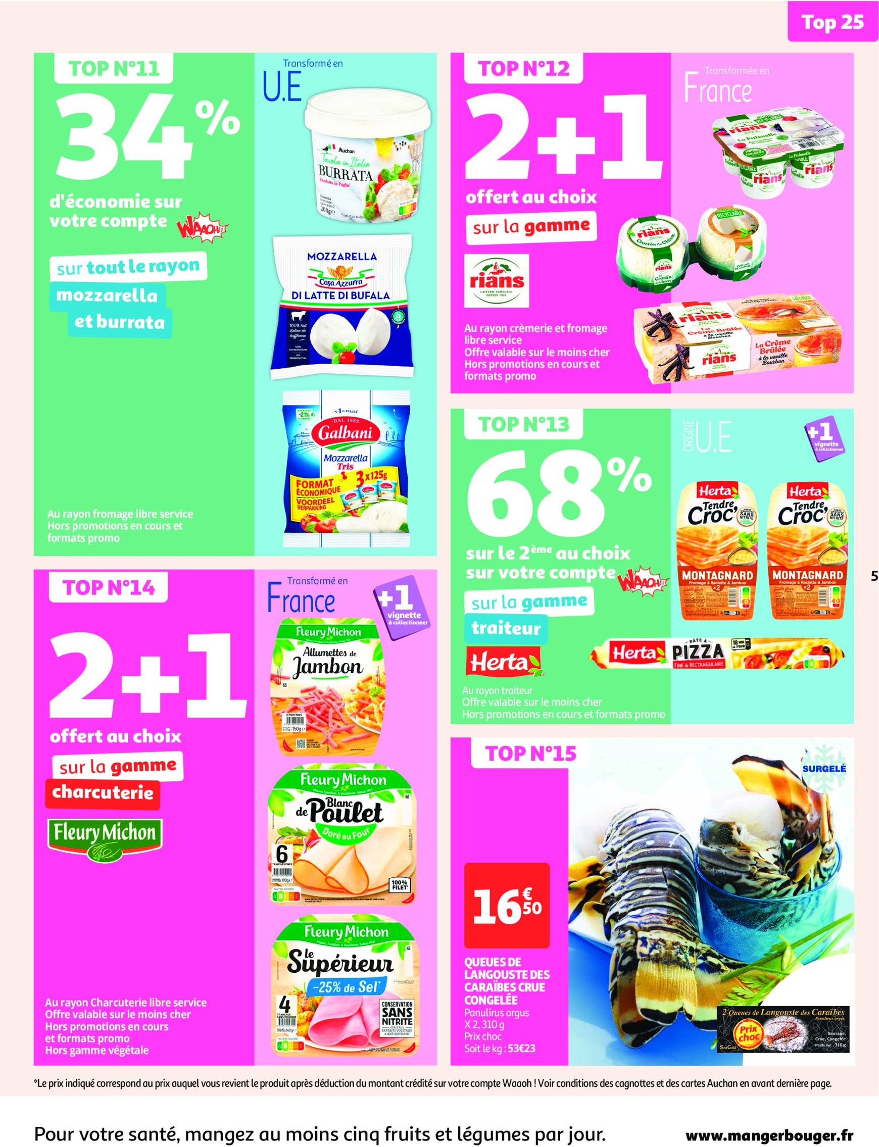 auchan - Auchan - Mes 25 jours Auchan, et encore plus de promos ! folder geldig vanaf 19.11. - 25.11. - page: 5