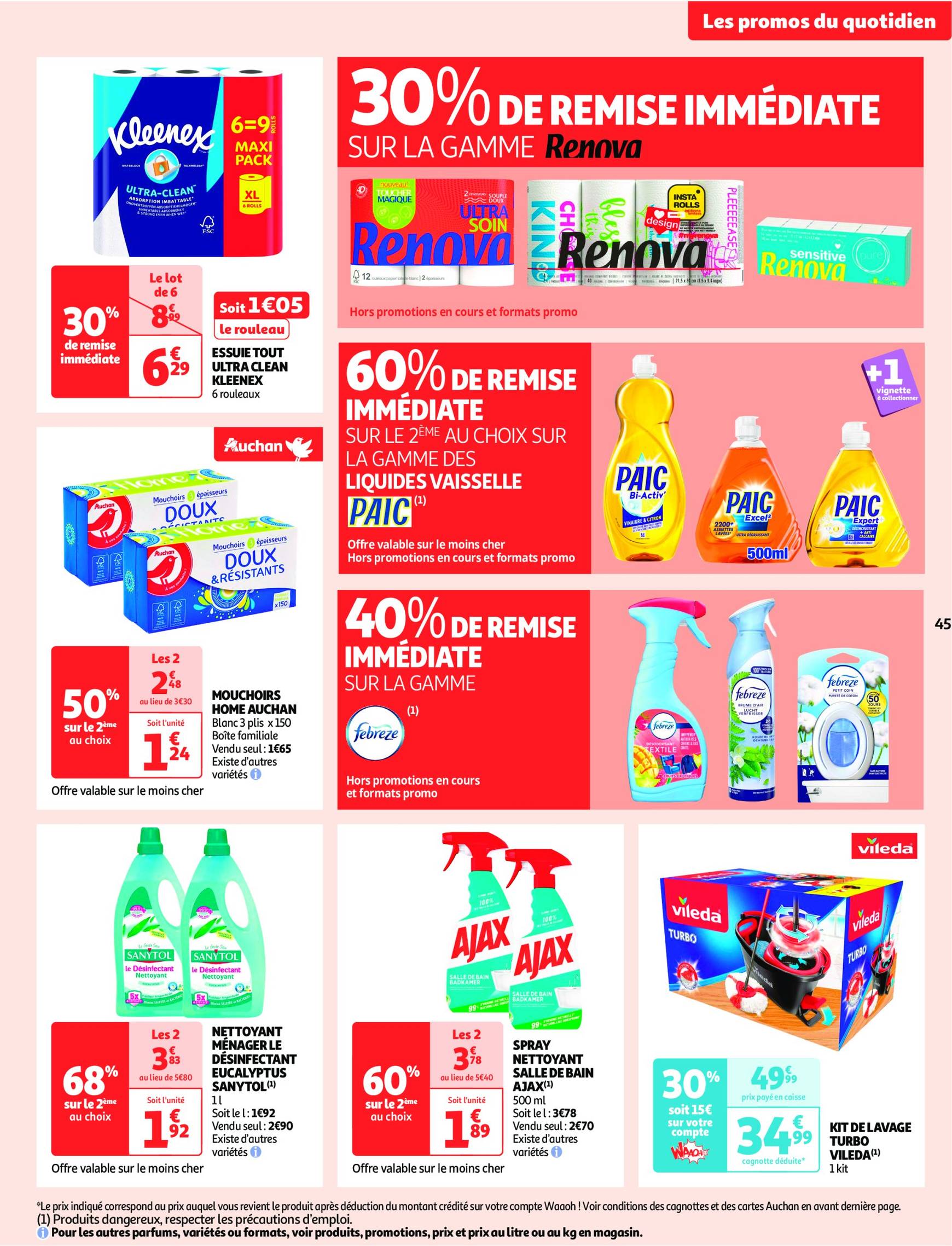 auchan - Auchan - Mes 25 jours Auchan, et encore plus de promos ! folder geldig vanaf 19.11. - 25.11. - page: 45