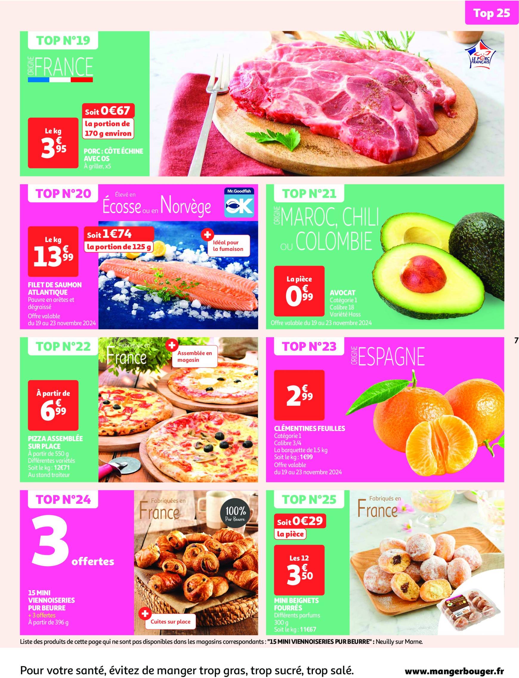 auchan - Auchan - Mes 25 jours Auchan, et encore plus de promos ! folder geldig vanaf 19.11. - 25.11. - page: 7