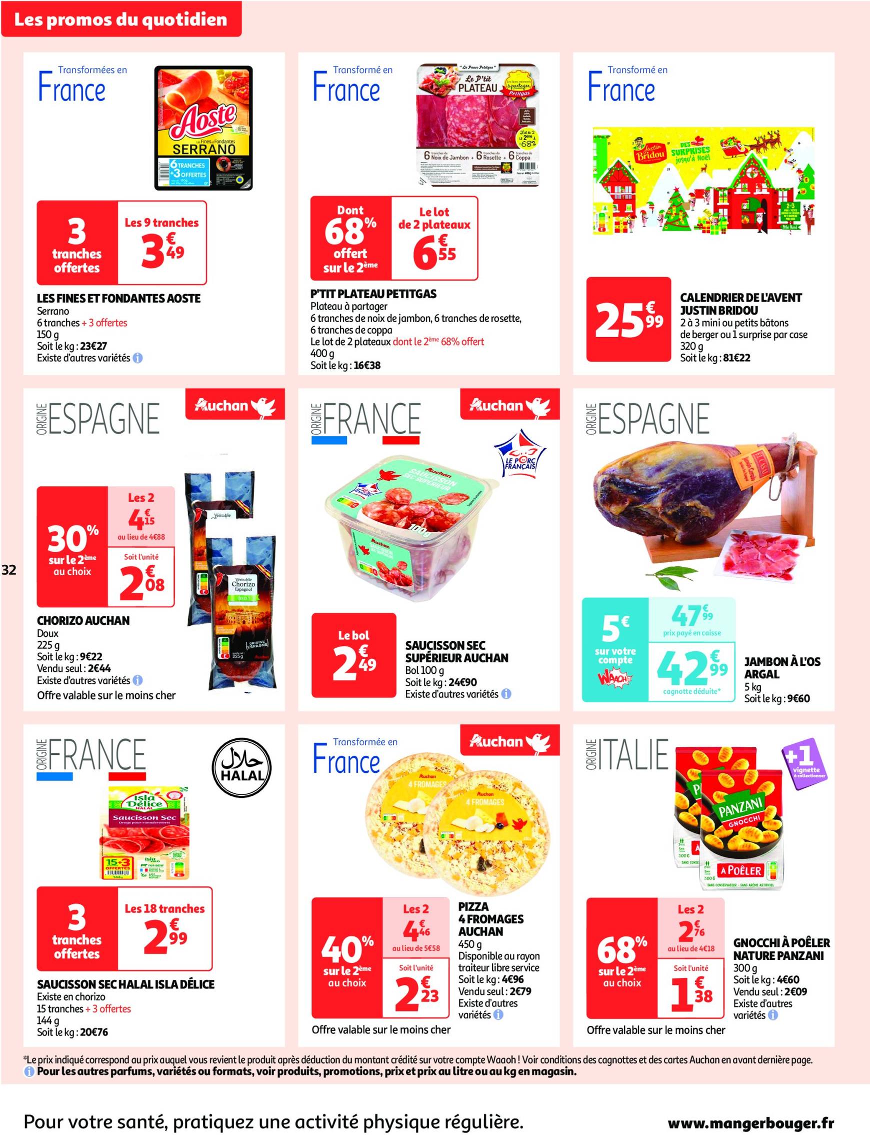 auchan - Auchan - Mes 25 jours Auchan, et encore plus de promos ! folder geldig vanaf 19.11. - 25.11. - page: 32