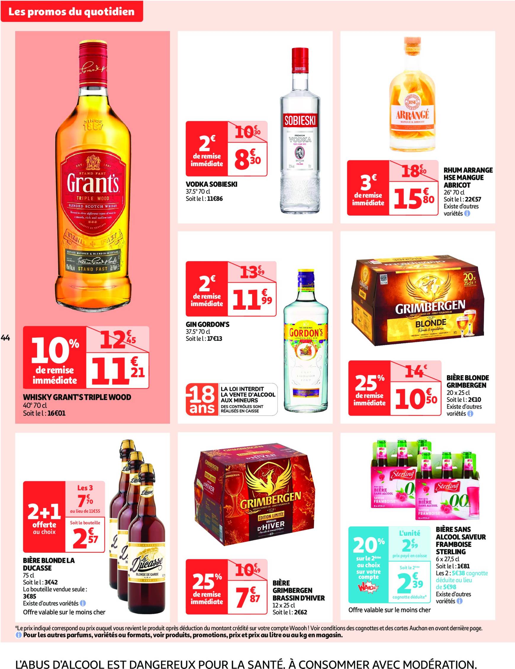 auchan - Auchan - Mes 25 jours Auchan, et encore plus de promos ! folder geldig vanaf 19.11. - 25.11. - page: 44