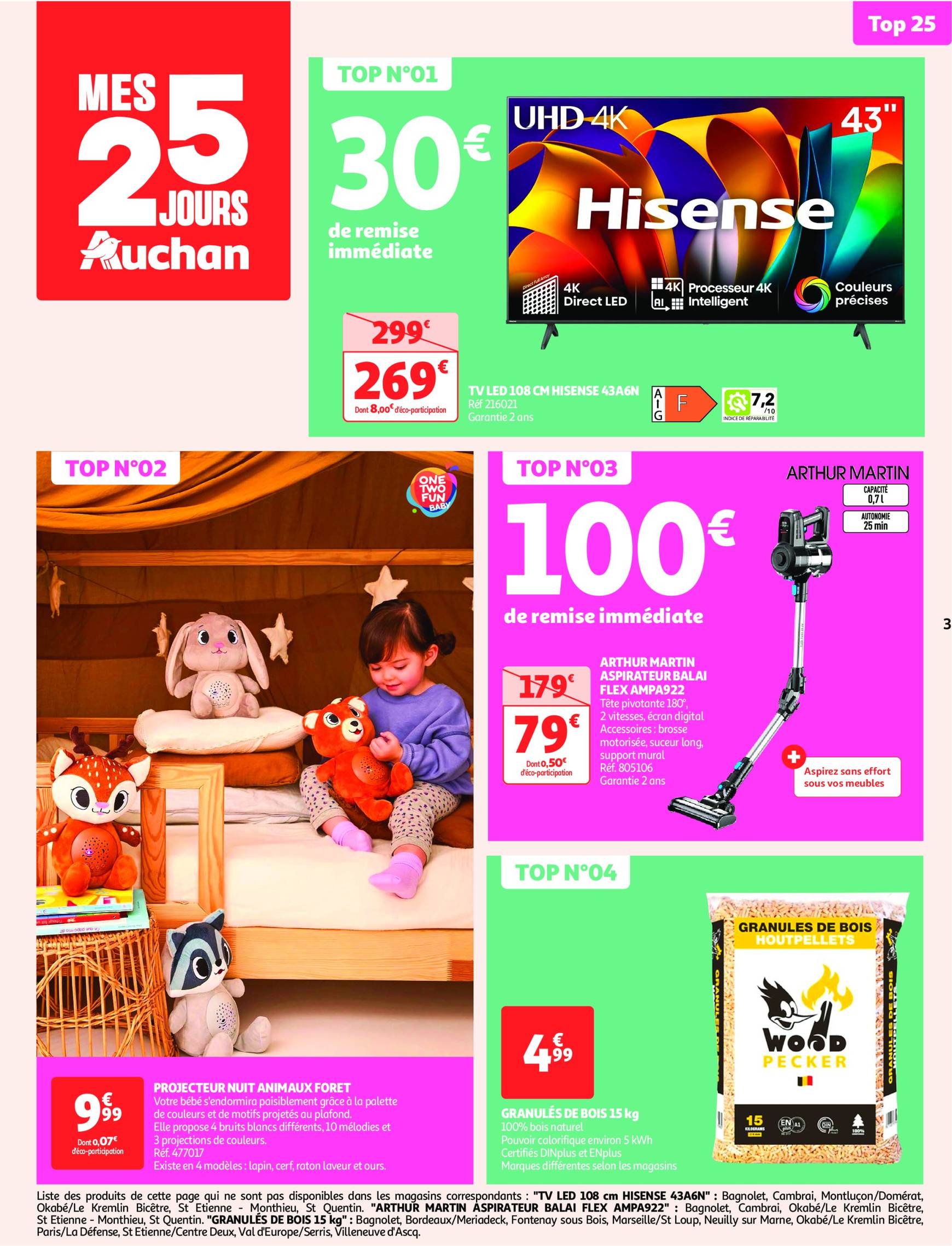 auchan - Auchan - Mes 25 jours Auchan, et encore plus de promos ! folder geldig vanaf 19.11. - 25.11. - page: 3