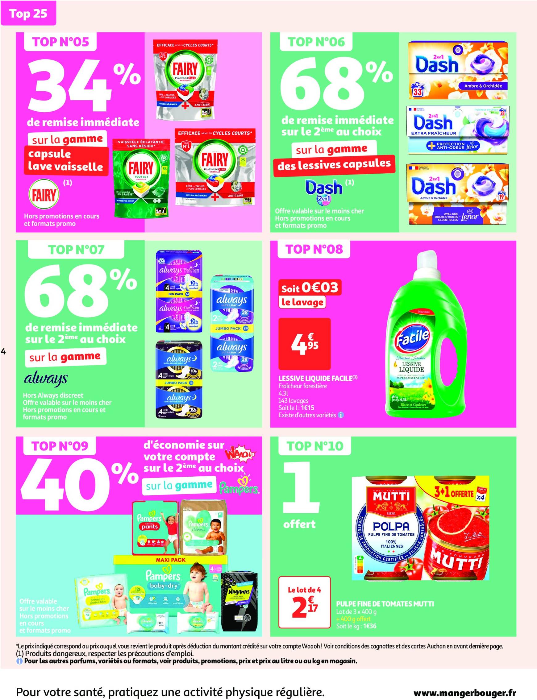 auchan - Auchan - Mes 25 jours Auchan, et encore plus de promos ! folder geldig vanaf 19.11. - 25.11. - page: 4