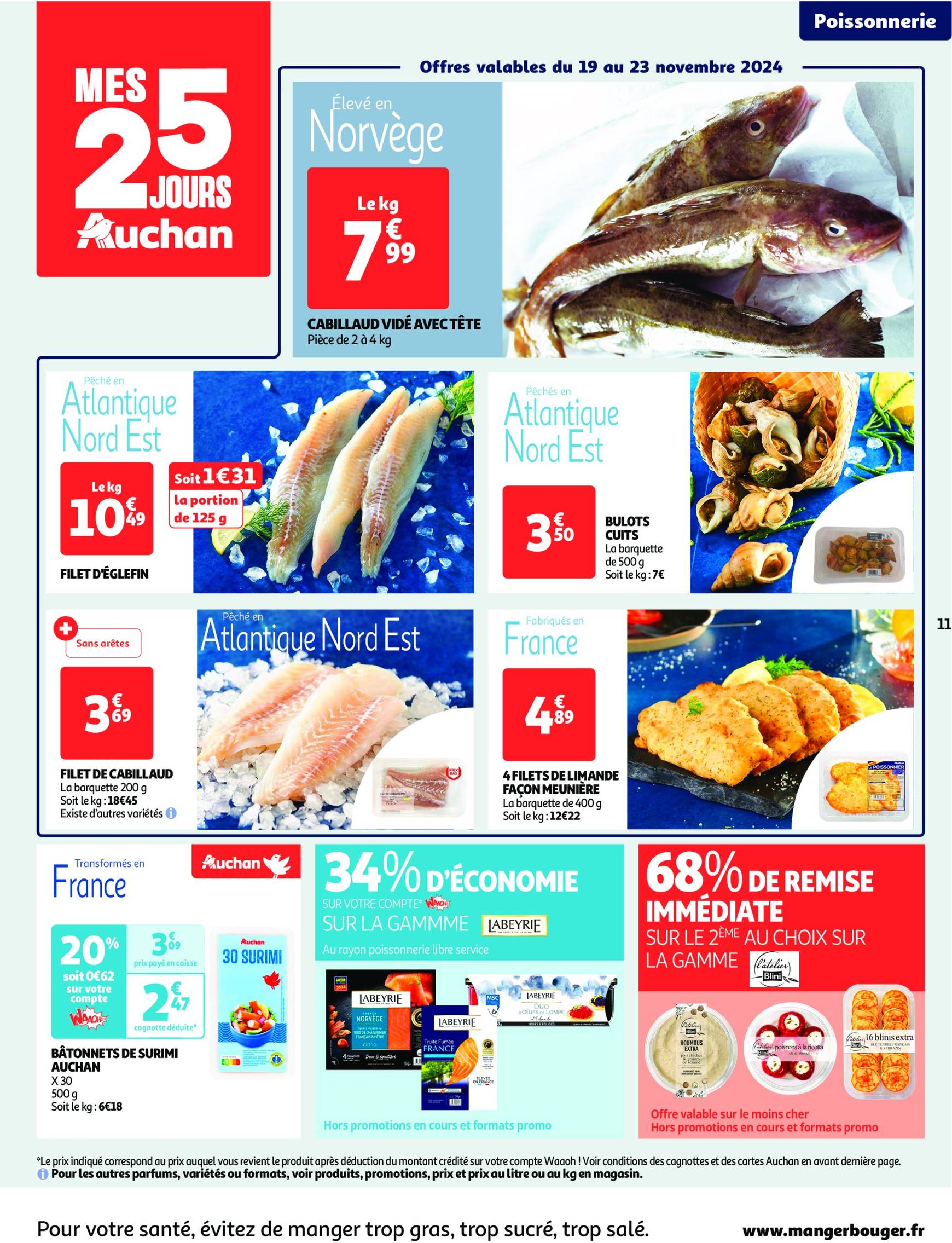 auchan - Auchan - Mes 25 jours Auchan, et encore plus de promos ! folder geldig vanaf 19.11. - 25.11. - page: 11