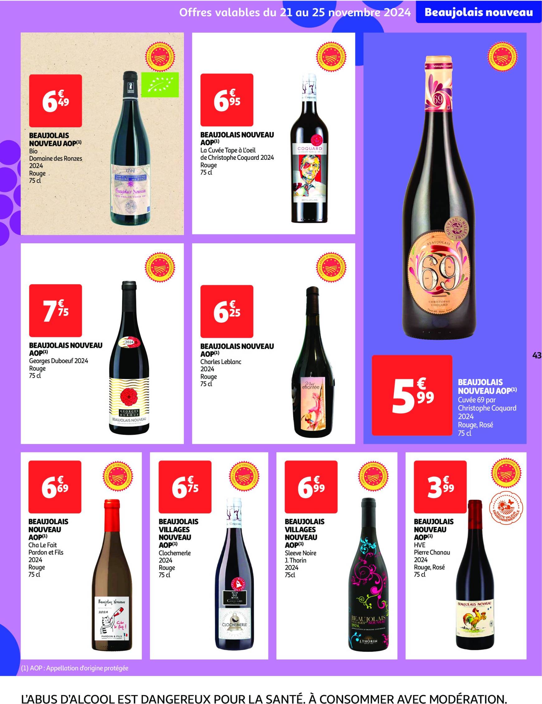 auchan - Auchan - Mes 25 jours Auchan, et encore plus de promos ! folder geldig vanaf 19.11. - 25.11. - page: 43