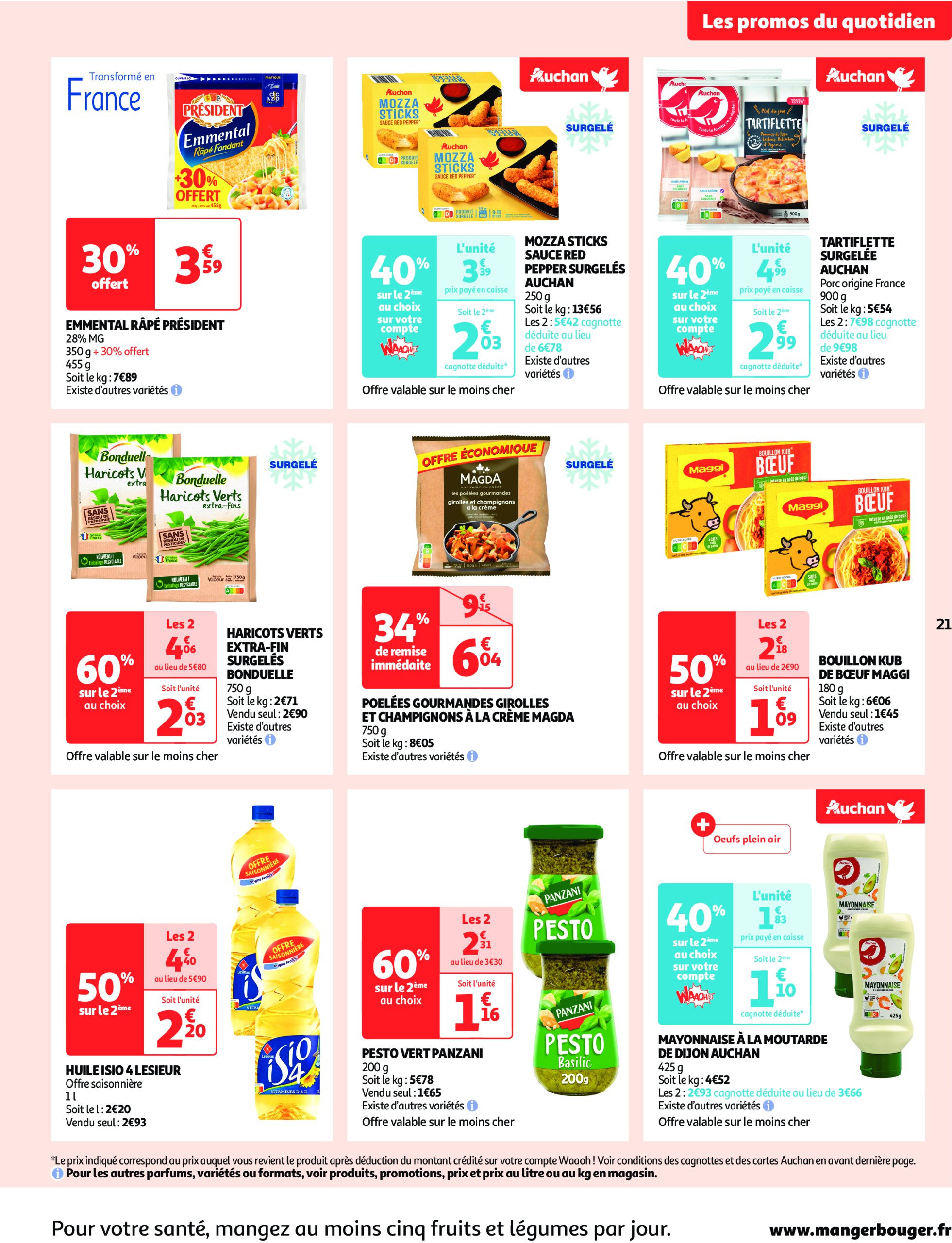 auchan - Auchan Supermarché - Fêtons Noël folder geldig vanaf 17/12 - 24/12 - page: 21