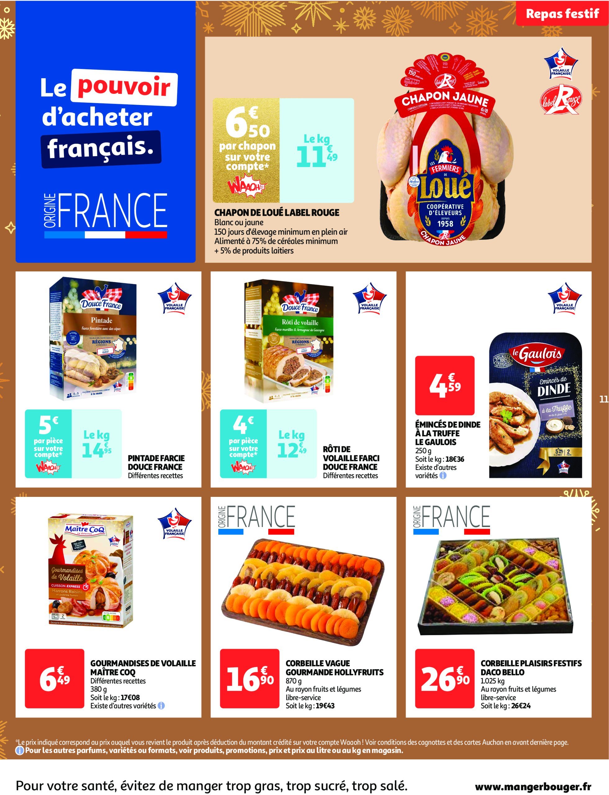 auchan - Auchan - Fêtons Noël folder geldig vanaf 17/12 - 24/12 - page: 11