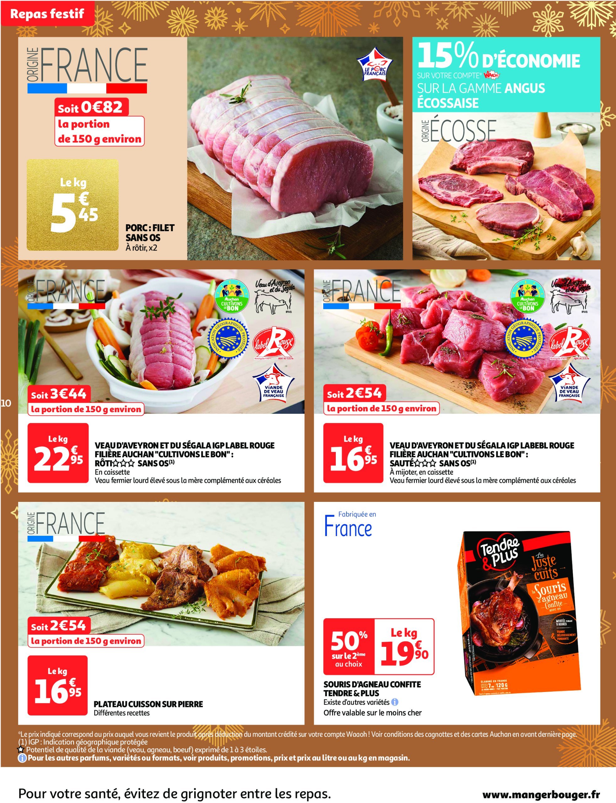 auchan - Auchan - Fêtons Noël folder geldig vanaf 17/12 - 24/12 - page: 10