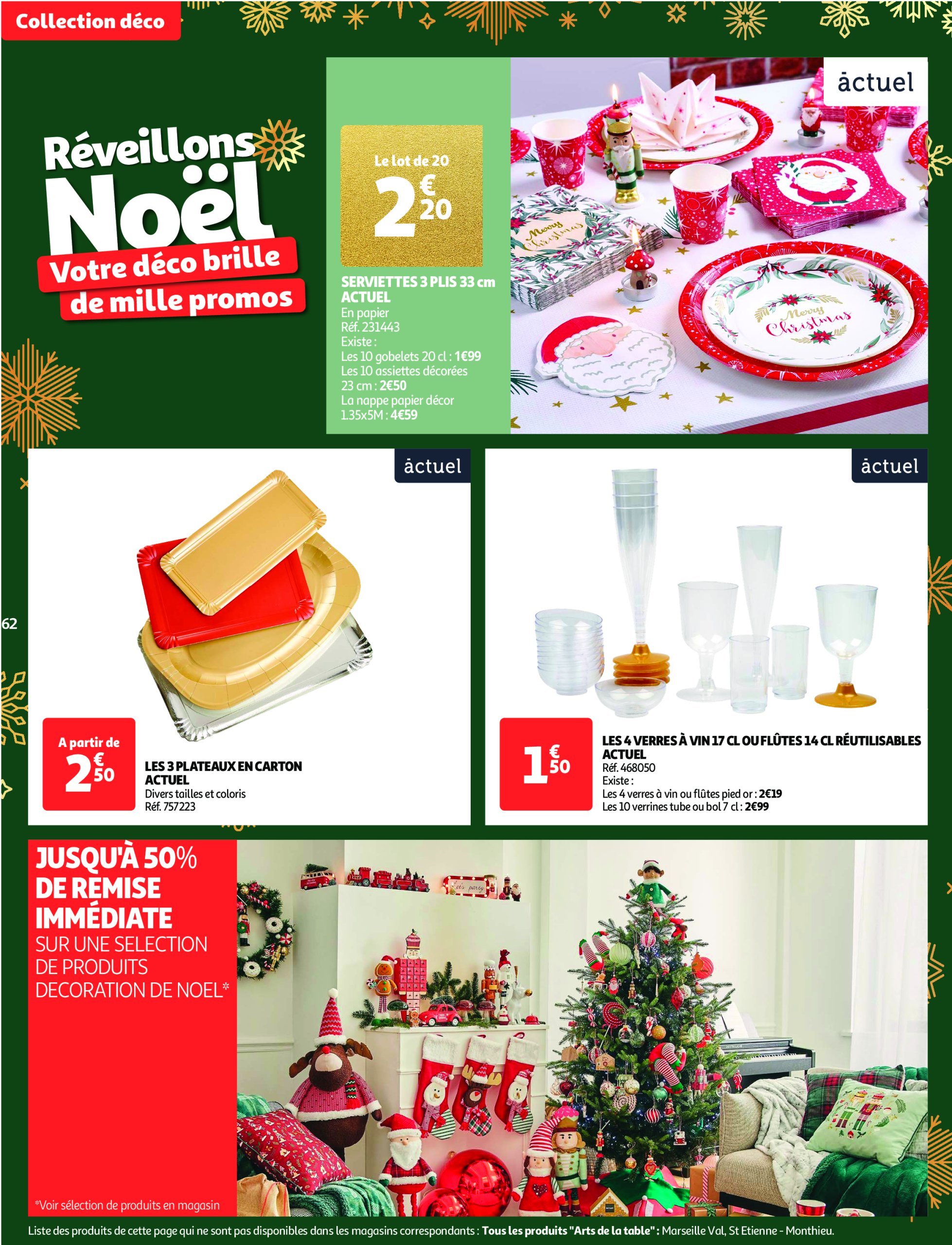 auchan - Auchan - Fêtons Noël folder geldig vanaf 17/12 - 24/12 - page: 62