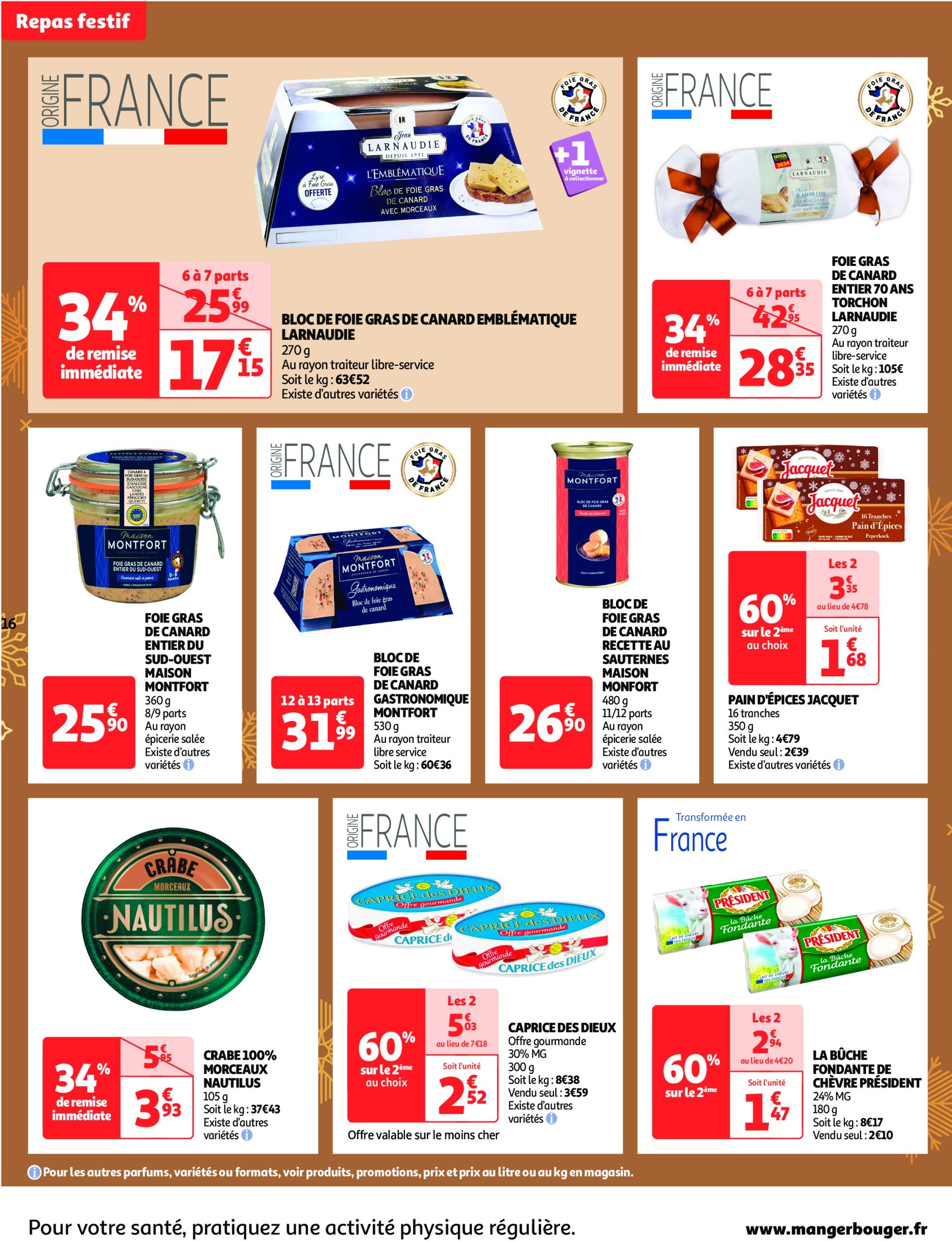 auchan - Auchan - Fêtons Noël folder geldig vanaf 17/12 - 24/12 - page: 16