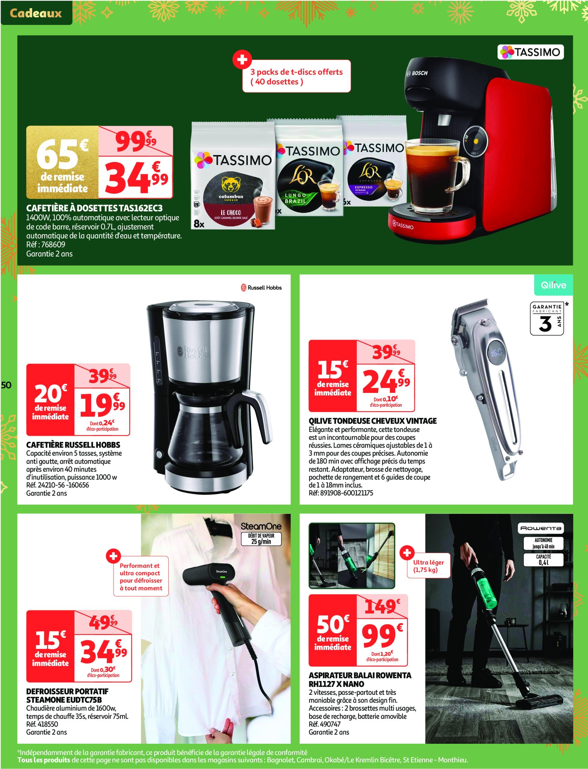 auchan - Auchan - Fêtons Noël folder geldig vanaf 17/12 - 24/12 - page: 50