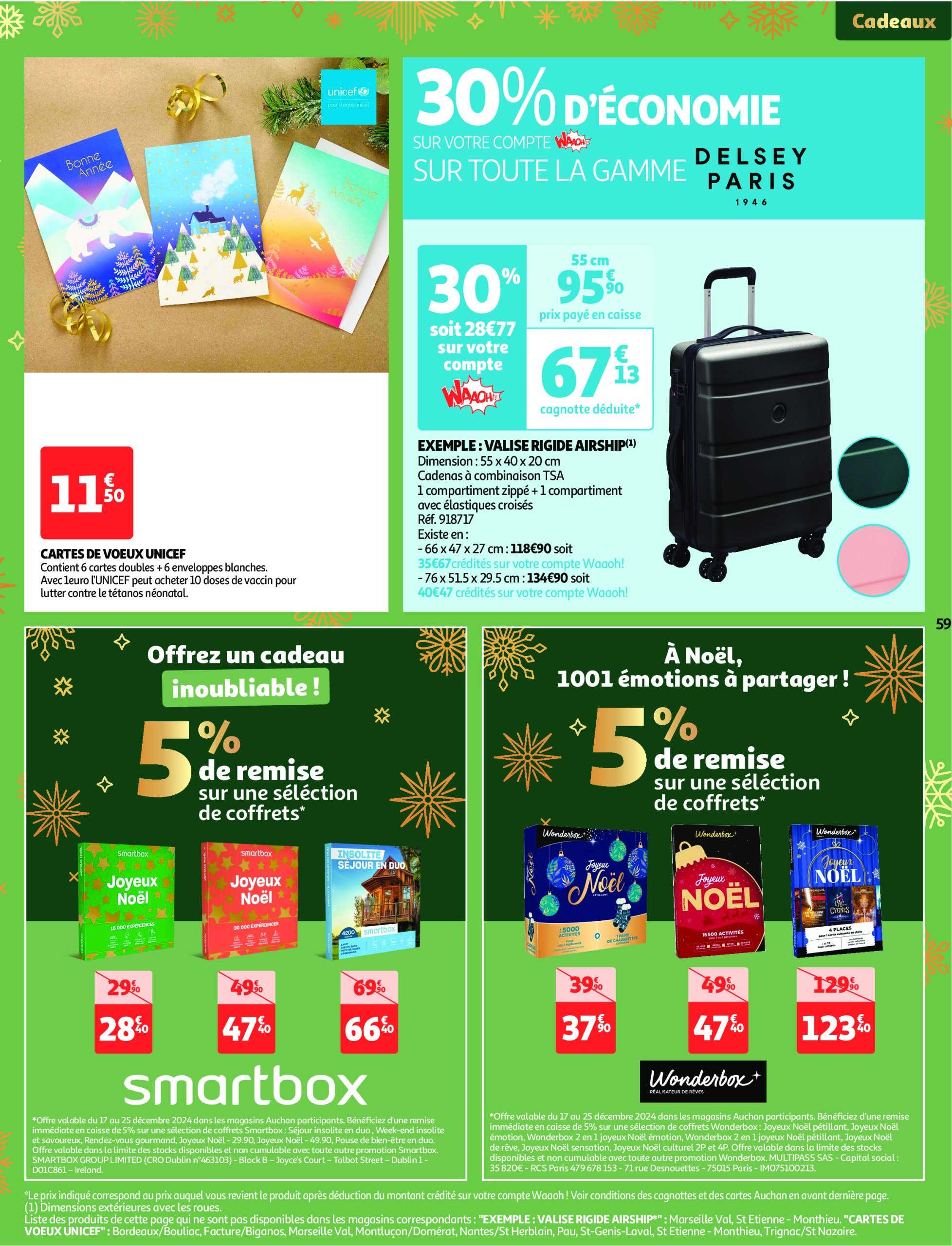 auchan - Auchan - Fêtons Noël folder geldig vanaf 17/12 - 24/12 - page: 59