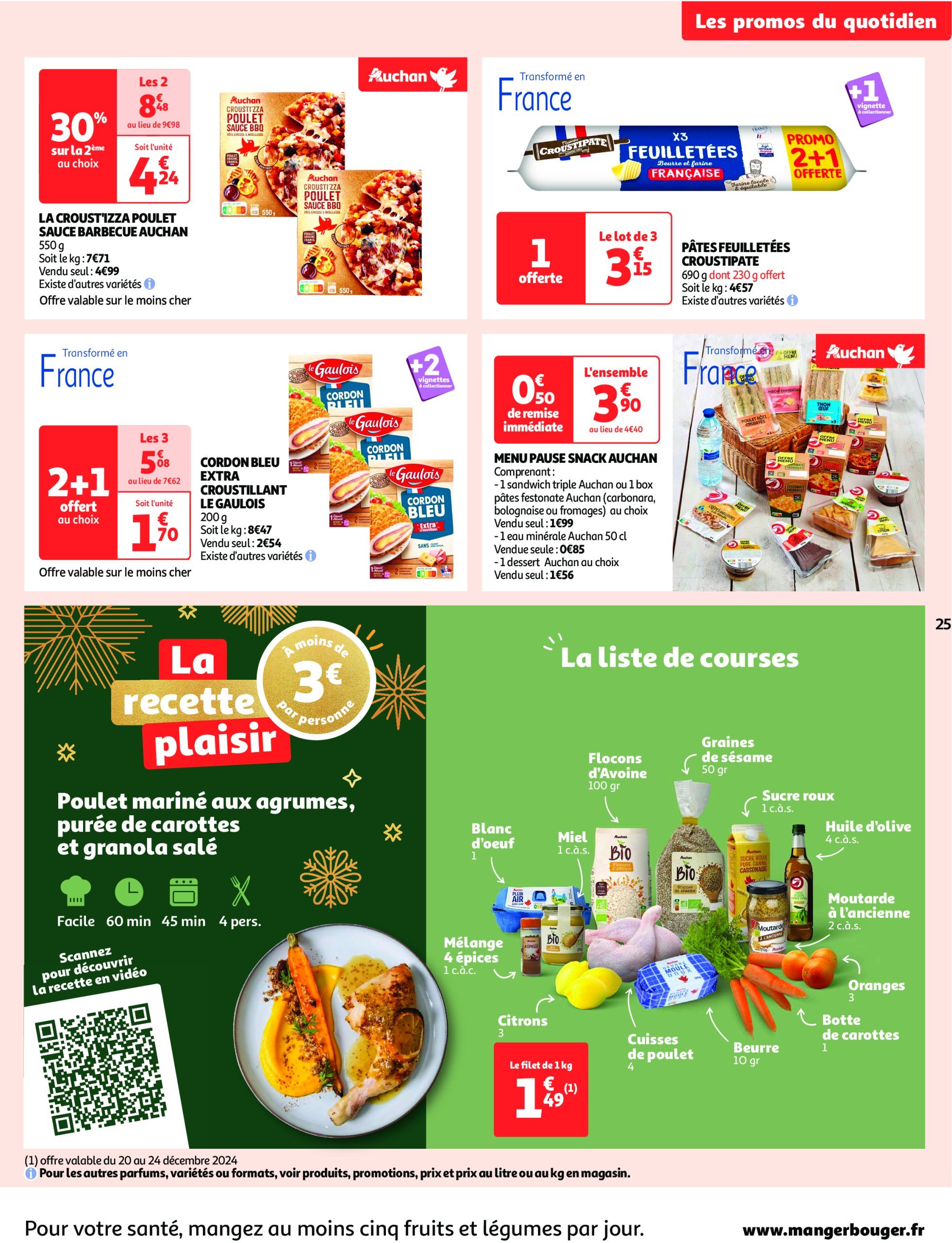 auchan - Auchan - Fêtons Noël folder geldig vanaf 17/12 - 24/12 - page: 25