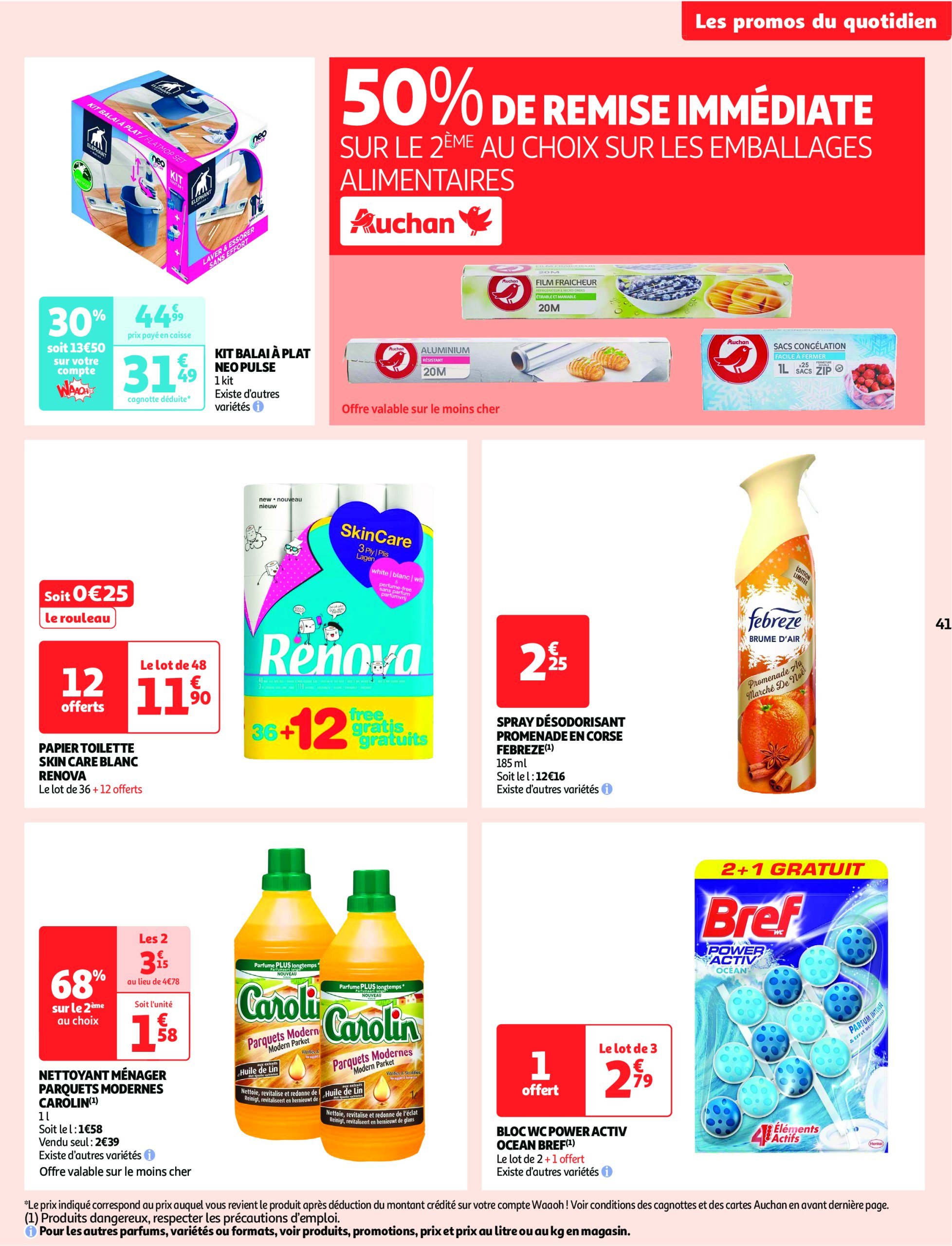 auchan - Auchan - Fêtons Noël folder geldig vanaf 17/12 - 24/12 - page: 41