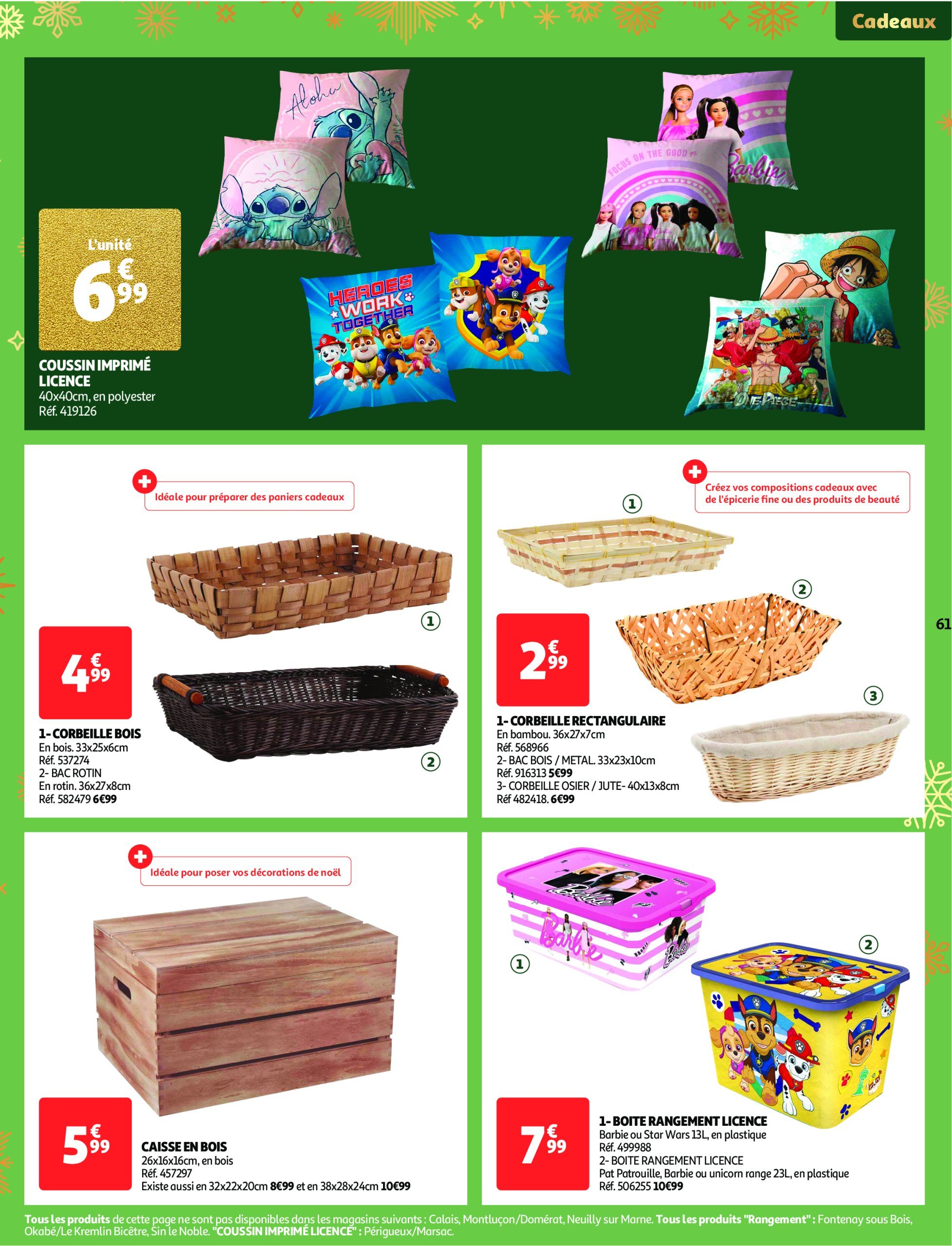 auchan - Auchan - Fêtons Noël folder geldig vanaf 17/12 - 24/12 - page: 61