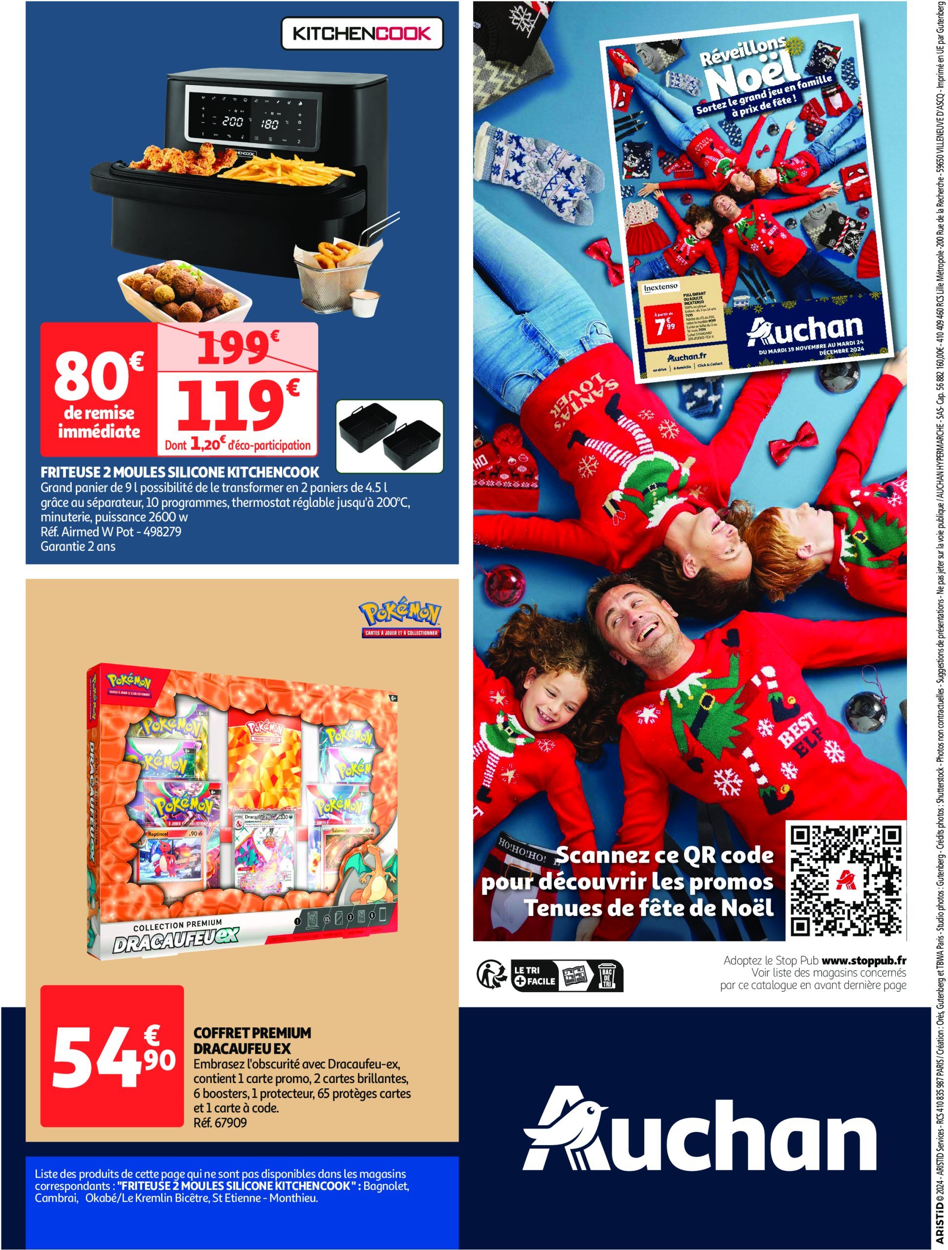 auchan - Auchan - Fêtons Noël folder geldig vanaf 17/12 - 24/12 - page: 64