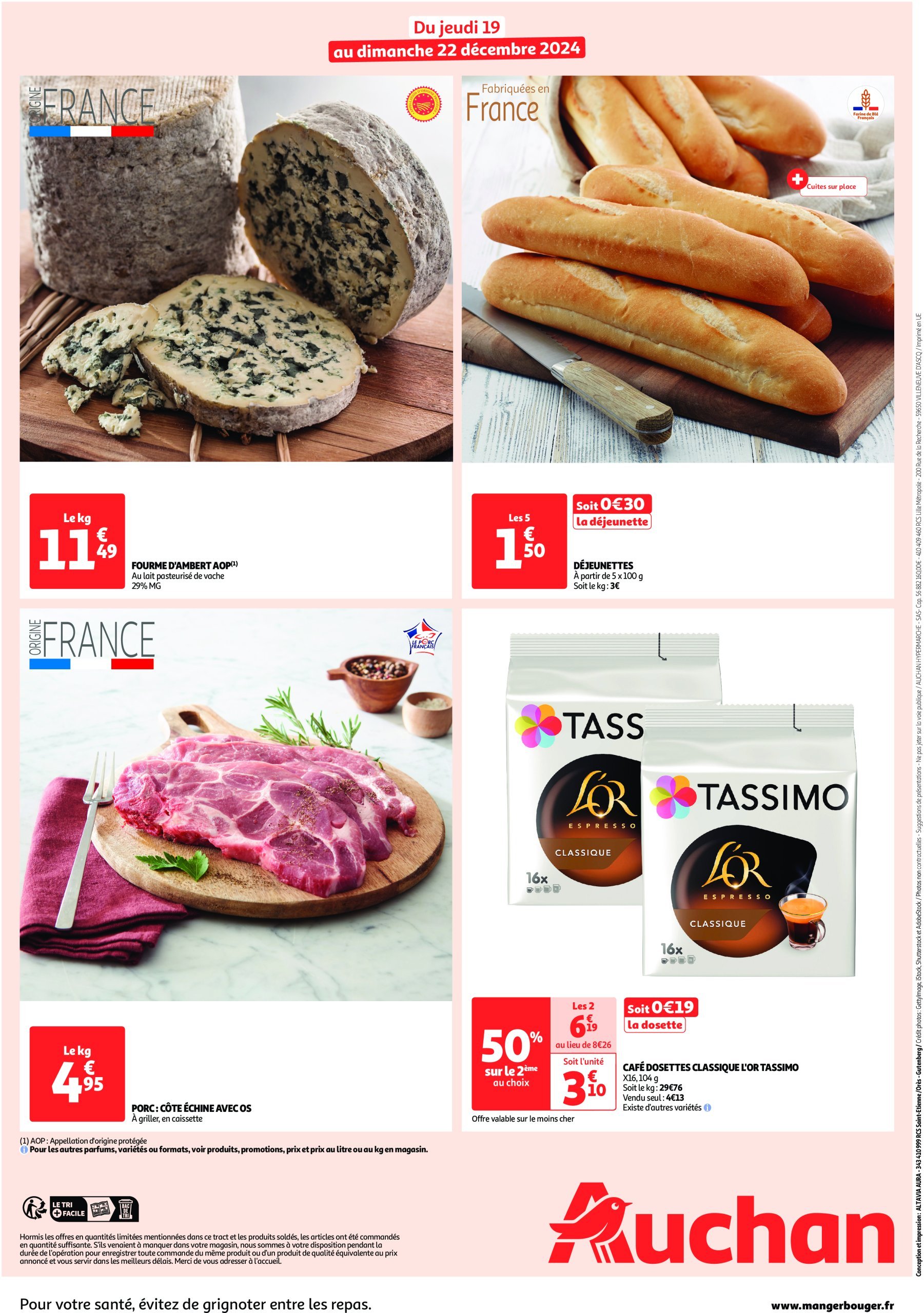 auchan - Auchan - Les bons plans du week-end dans votre hyper ! folder geldig vanaf 19/12 - 22/12 - page: 2