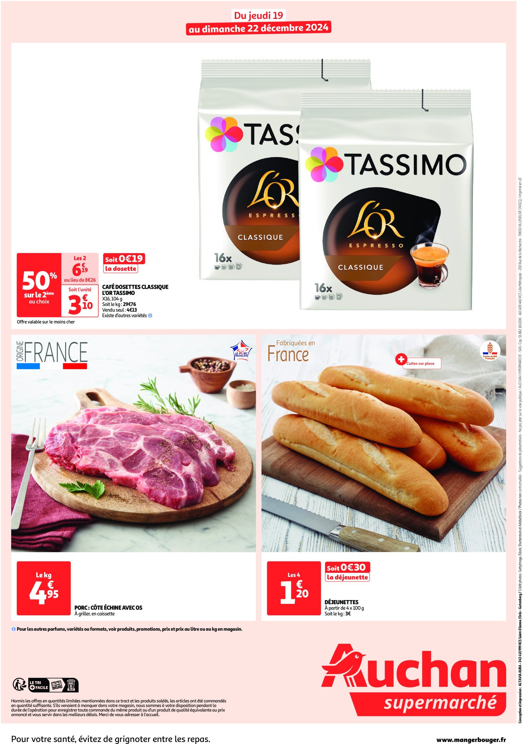 auchan - Auchan supermarché - Les bons plans du week-end dans votre super ! folder geldig vanaf 19/12 - 22/12 - page: 2