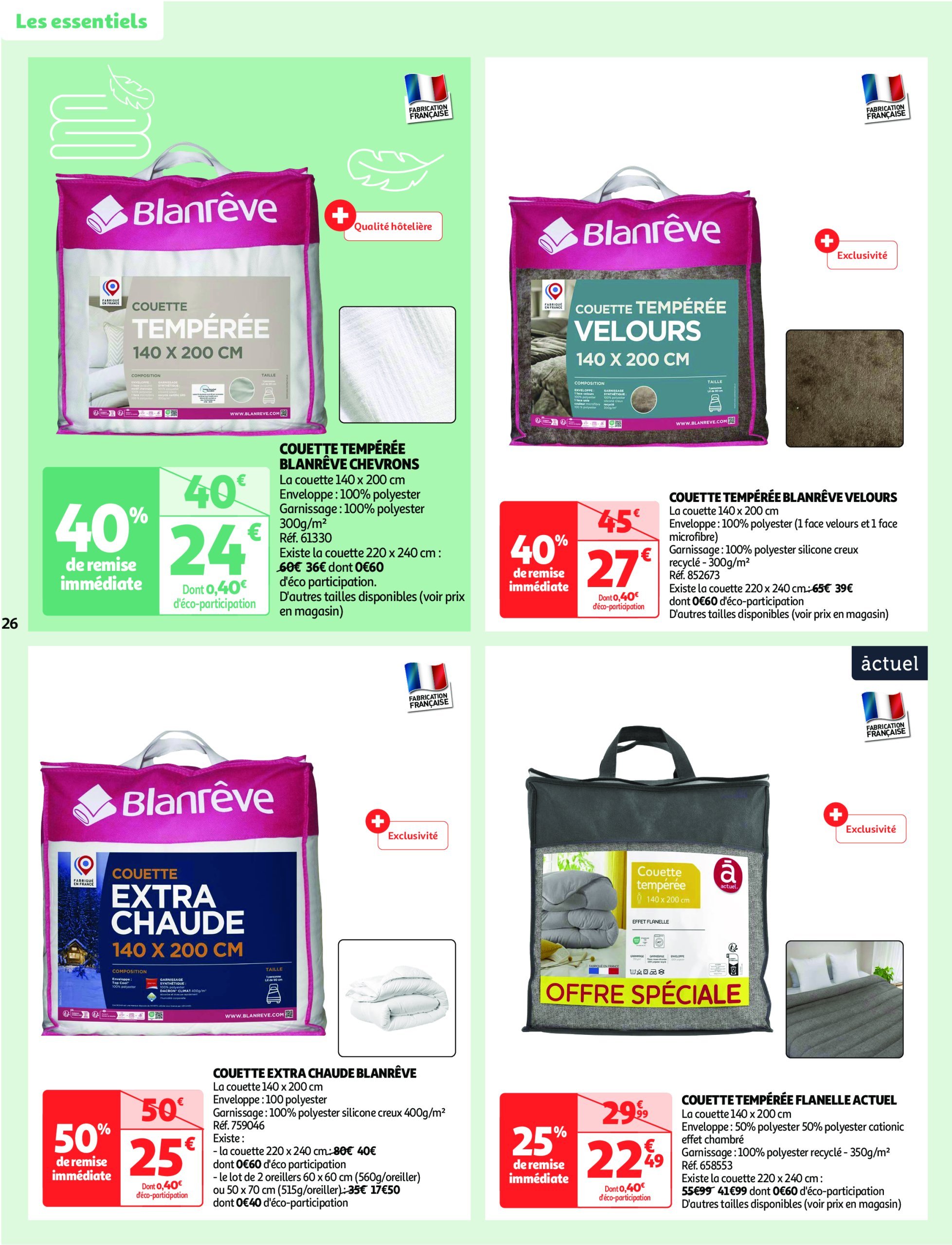 auchan - Auchan - Cap sur le blanc, changez de décor à prix mini folder geldig vanaf 26/12 - 07/01 - page: 26