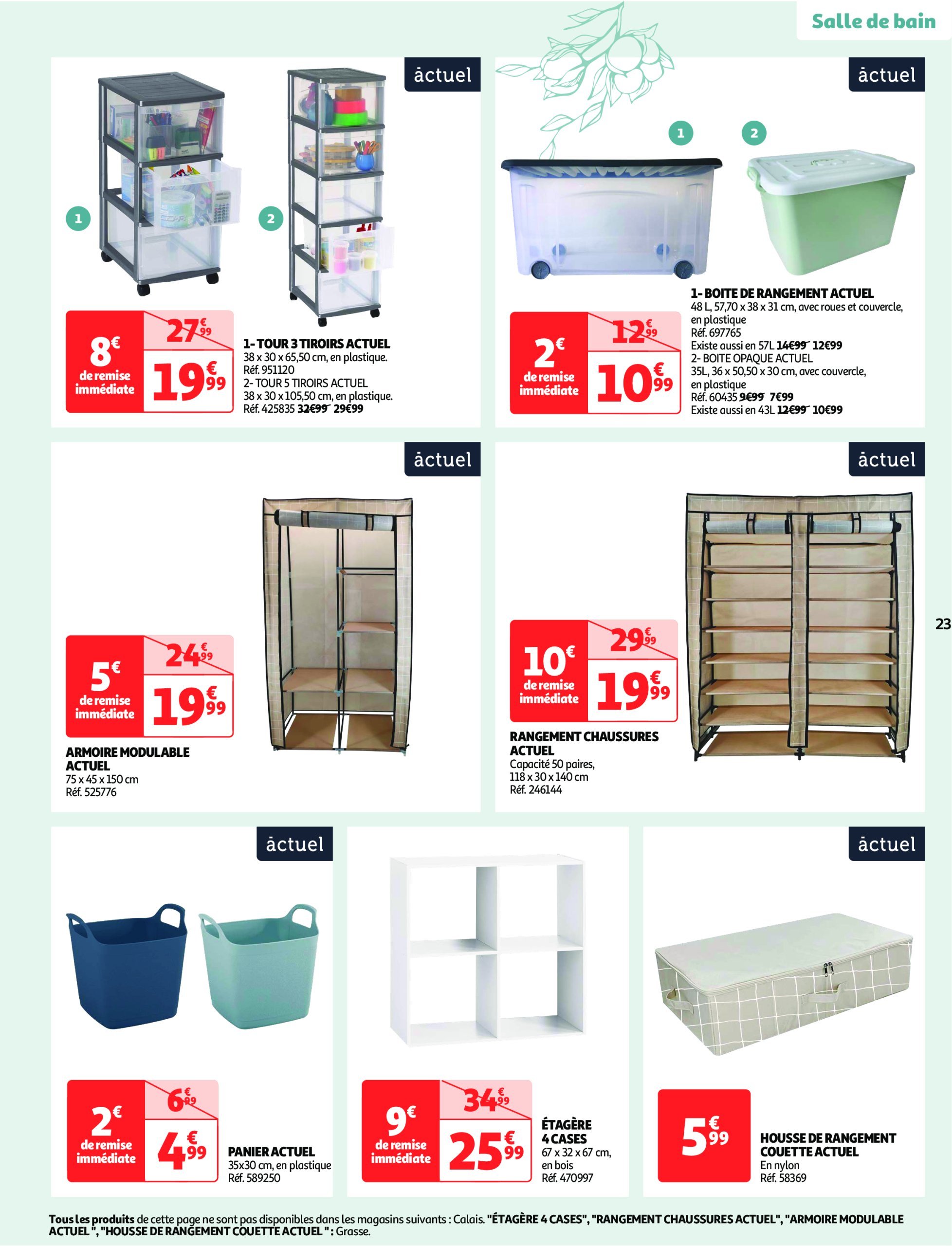 auchan - Auchan - Cap sur le blanc, changez de décor à prix mini folder geldig vanaf 26/12 - 07/01 - page: 23