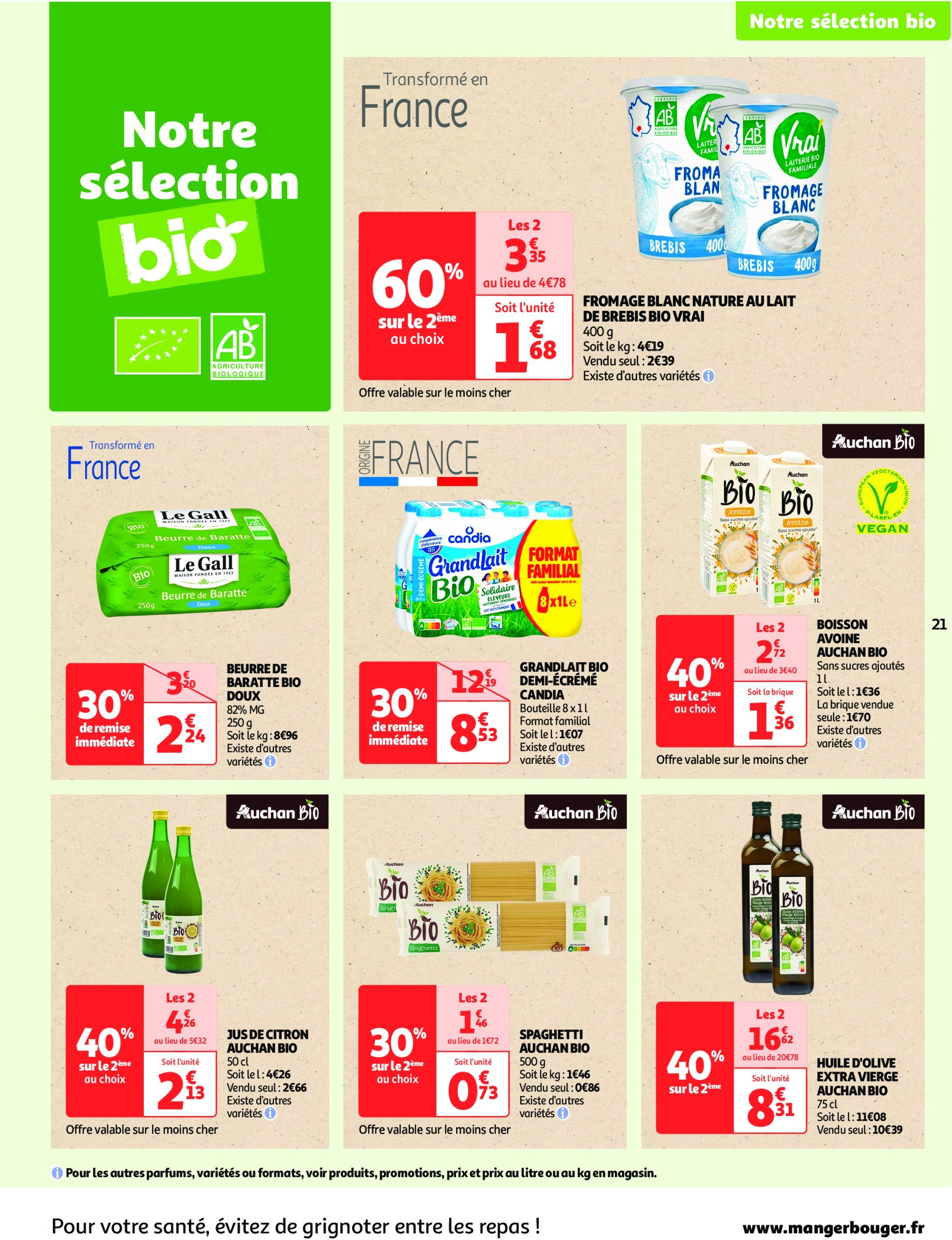 auchan - Auchan supermarché - Cette semaine plus de 1000 offres en magasin dans votre super folder geldig vanaf 26/12 - 31/12 - page: 21