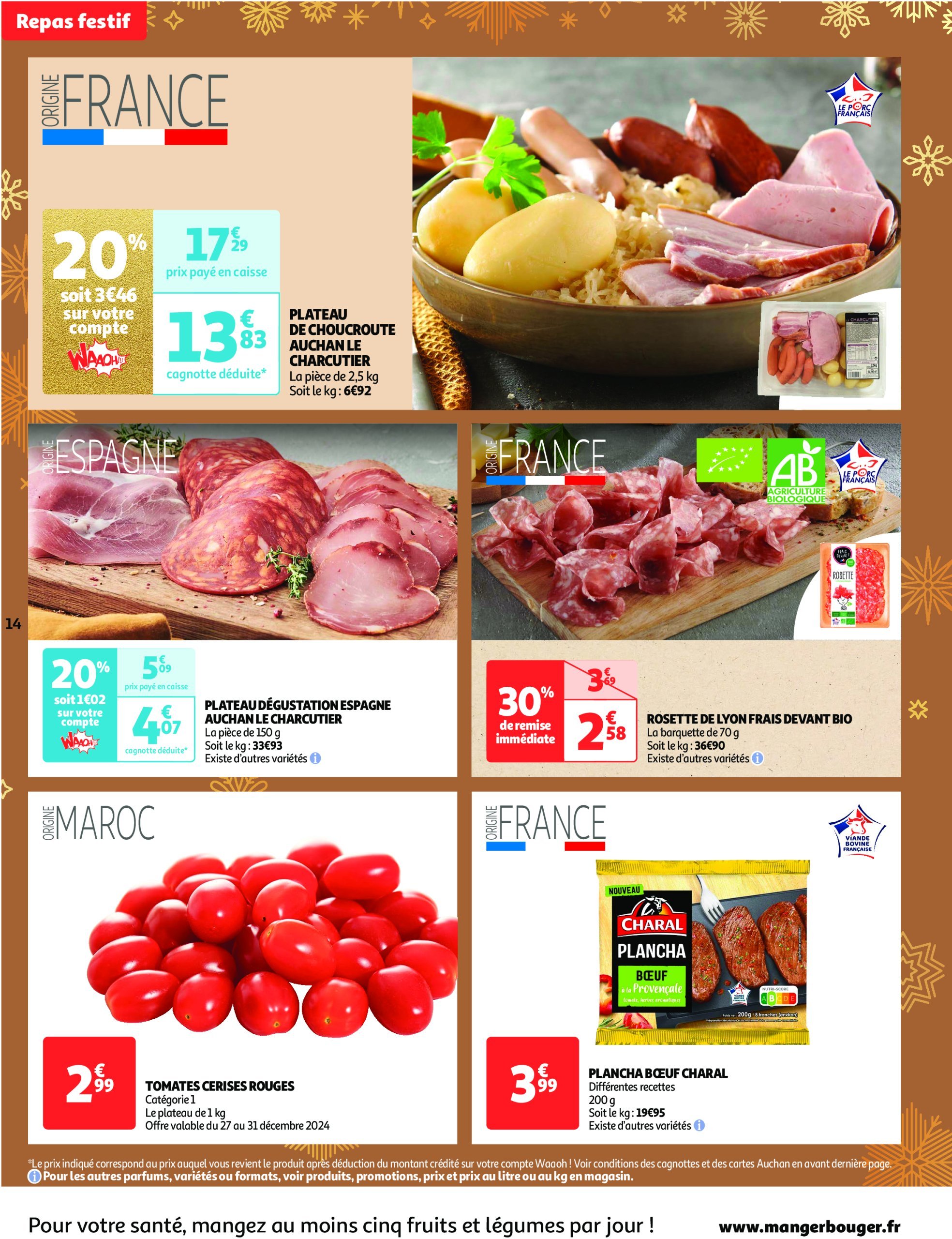 auchan - Auchan supermarché - Cette semaine plus de 1000 offres en magasin dans votre super folder geldig vanaf 26/12 - 31/12 - page: 14