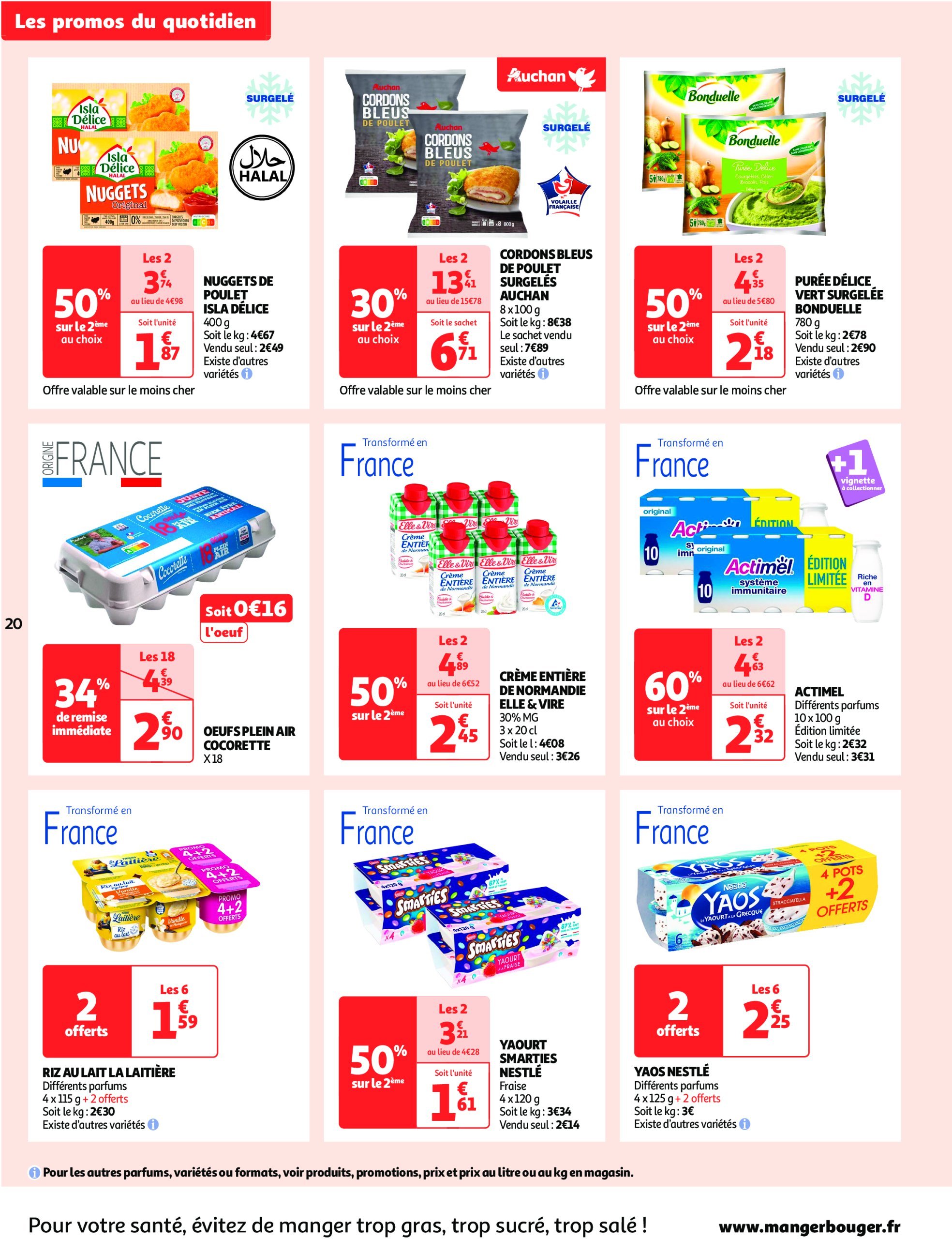 auchan - Auchan supermarché - Cette semaine plus de 1000 offres en magasin dans votre super folder geldig vanaf 26/12 - 31/12 - page: 20