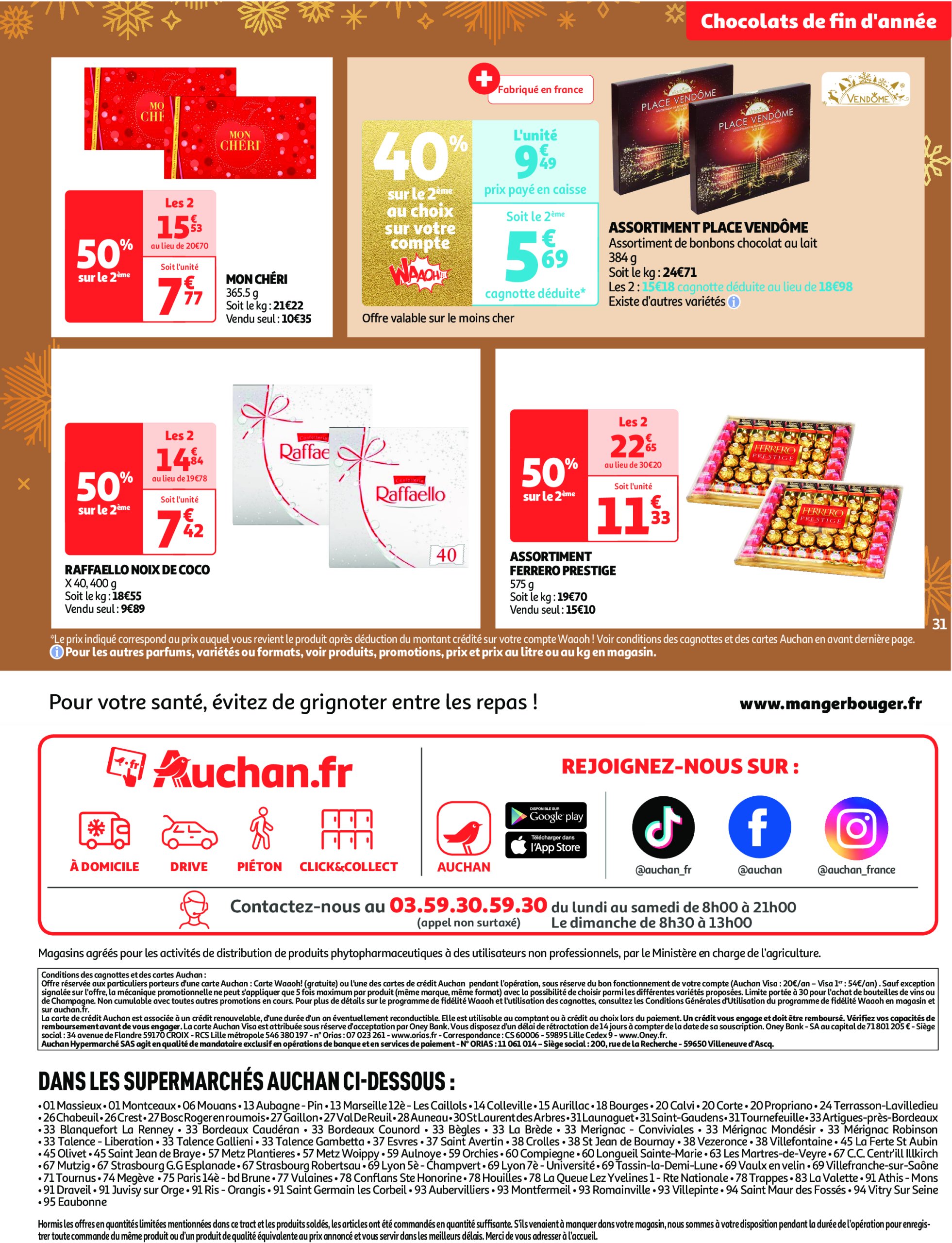 auchan - Auchan supermarché - Cette semaine plus de 1000 offres en magasin dans votre super folder geldig vanaf 26/12 - 31/12 - page: 31