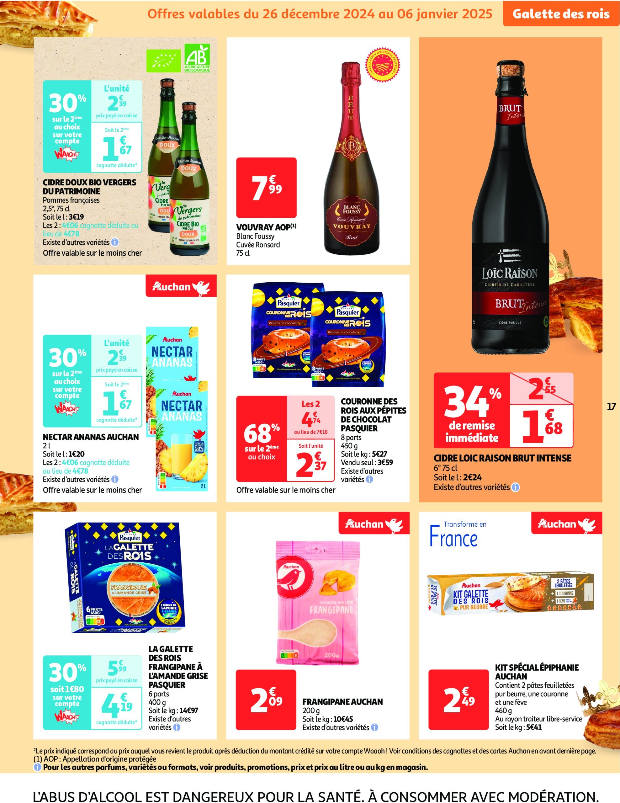 auchan - Auchan supermarché - Cette semaine plus de 1000 offres en magasin dans votre super folder geldig vanaf 26/12 - 31/12 - page: 17