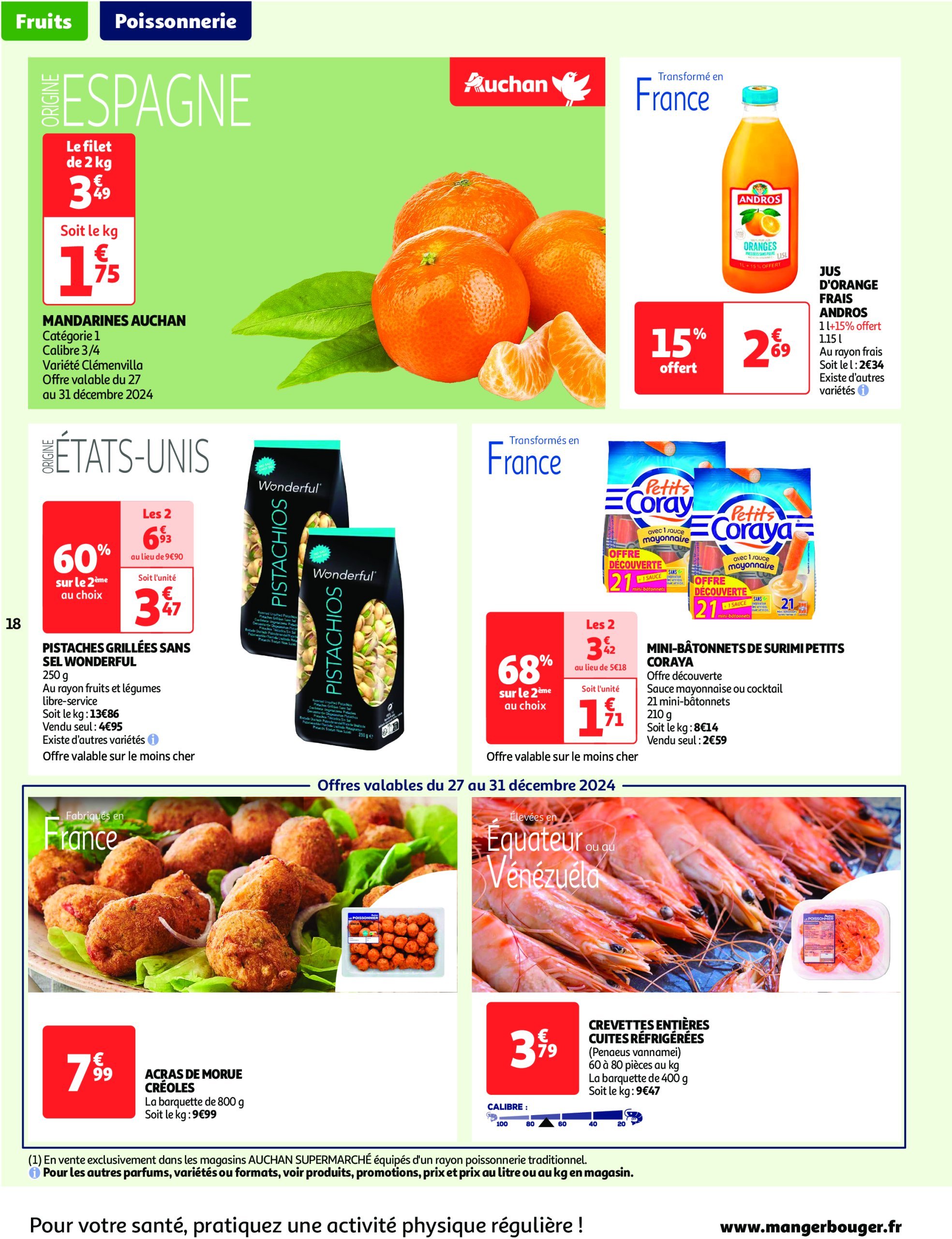 auchan - Auchan supermarché - Cette semaine plus de 1000 offres en magasin dans votre super folder geldig vanaf 26/12 - 31/12 - page: 18