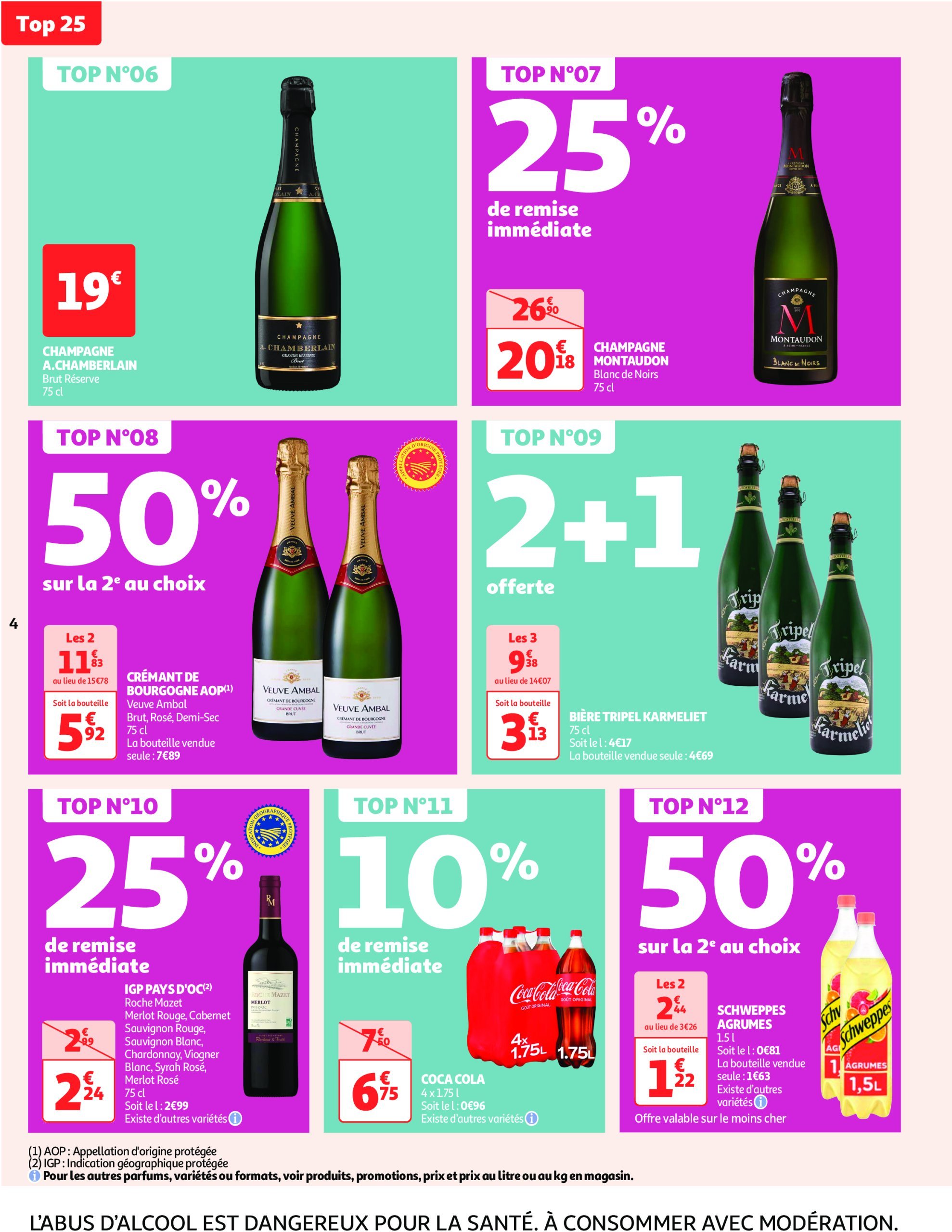 auchan - Auchan supermarché - Cette semaine plus de 1000 offres en magasin dans votre super folder geldig vanaf 26/12 - 31/12 - page: 4