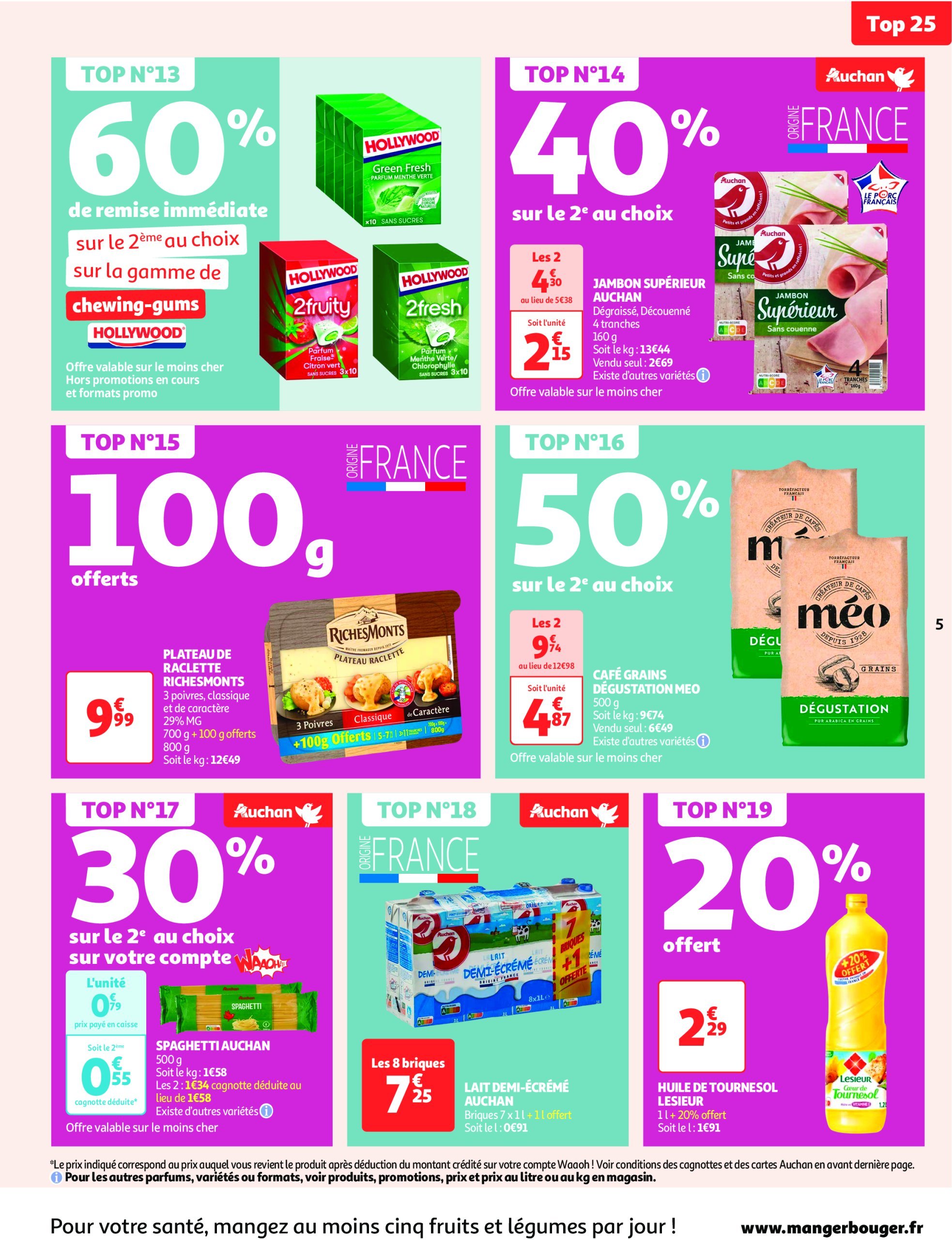 auchan - Auchan supermarché - Cette semaine plus de 1000 offres en magasin dans votre super folder geldig vanaf 26/12 - 31/12 - page: 5