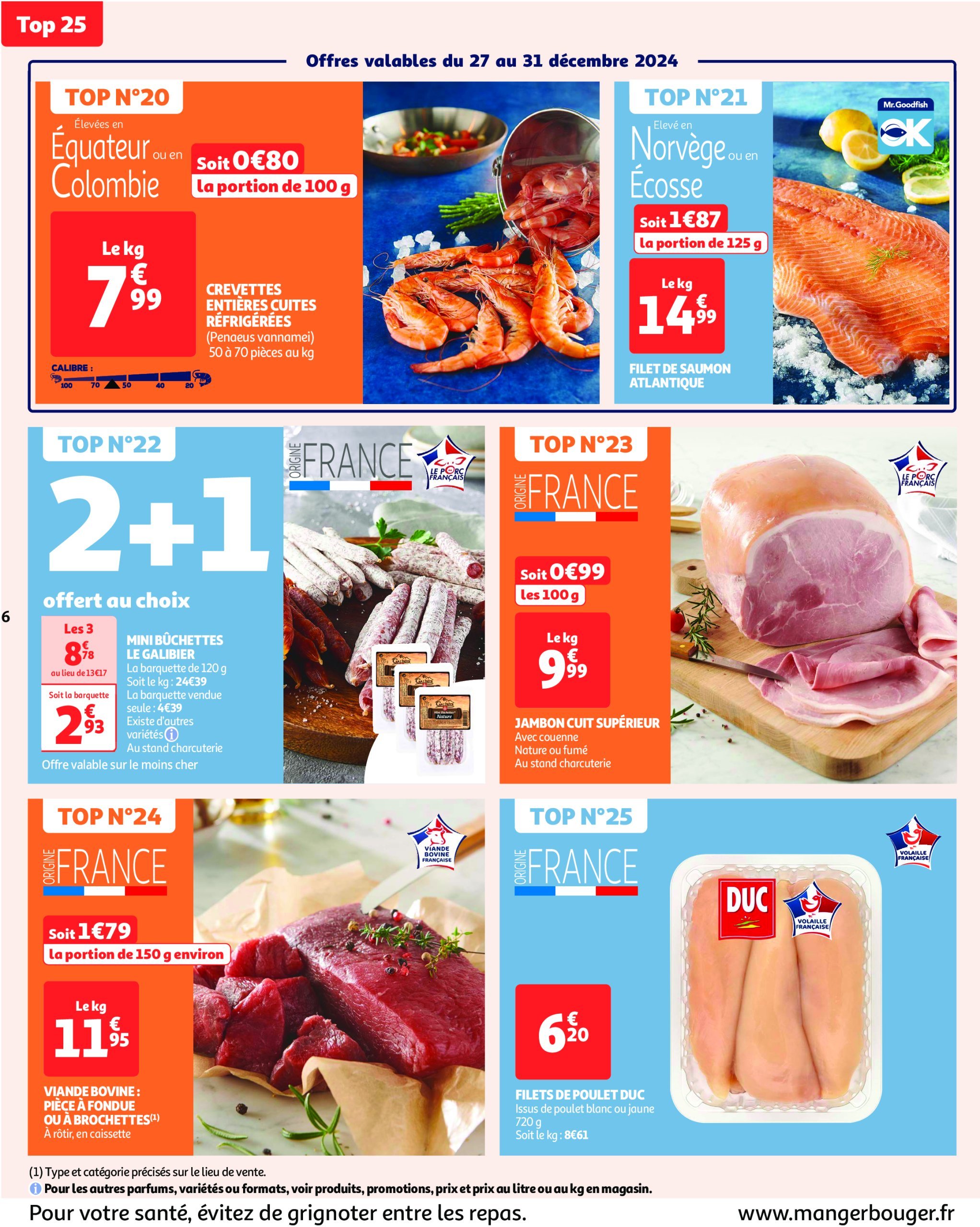 auchan - Auchan - Cette semaine plus de 3000 offres en magasin folder geldig vanaf 26/12 - 31/12 - page: 6