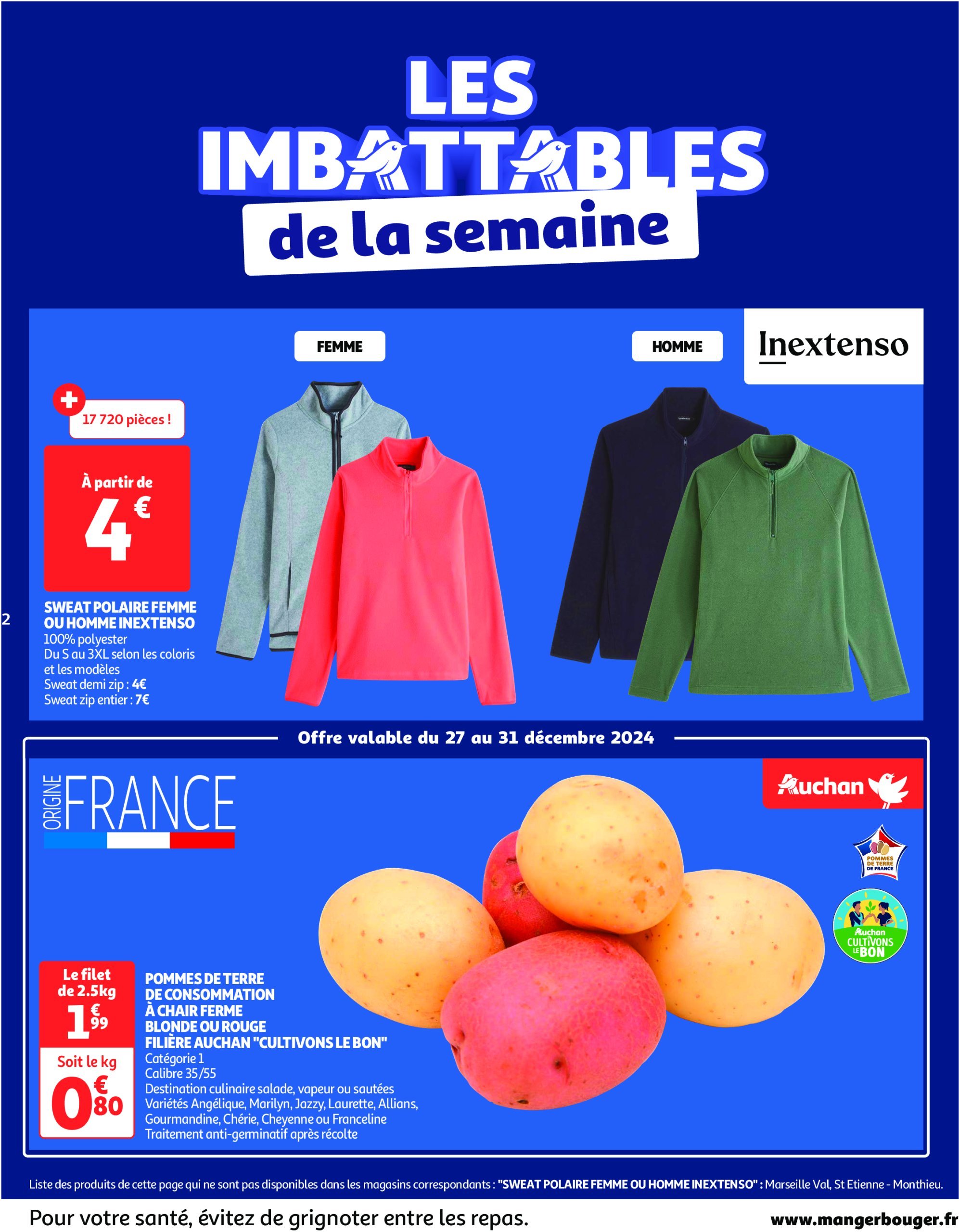 auchan - Auchan - Cette semaine plus de 3000 offres en magasin folder geldig vanaf 26/12 - 31/12 - page: 2