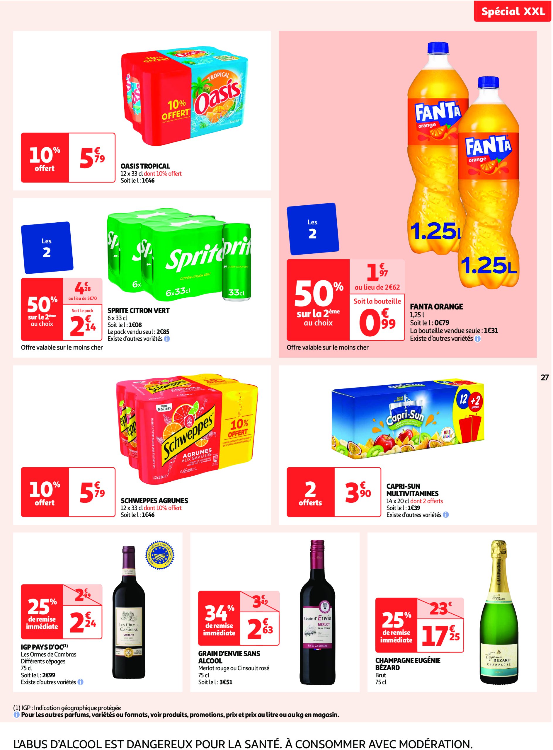 auchan - Auchan Supermarché - Spécial XXL folder geldig vanaf 02/01 - 11/01 - page: 27