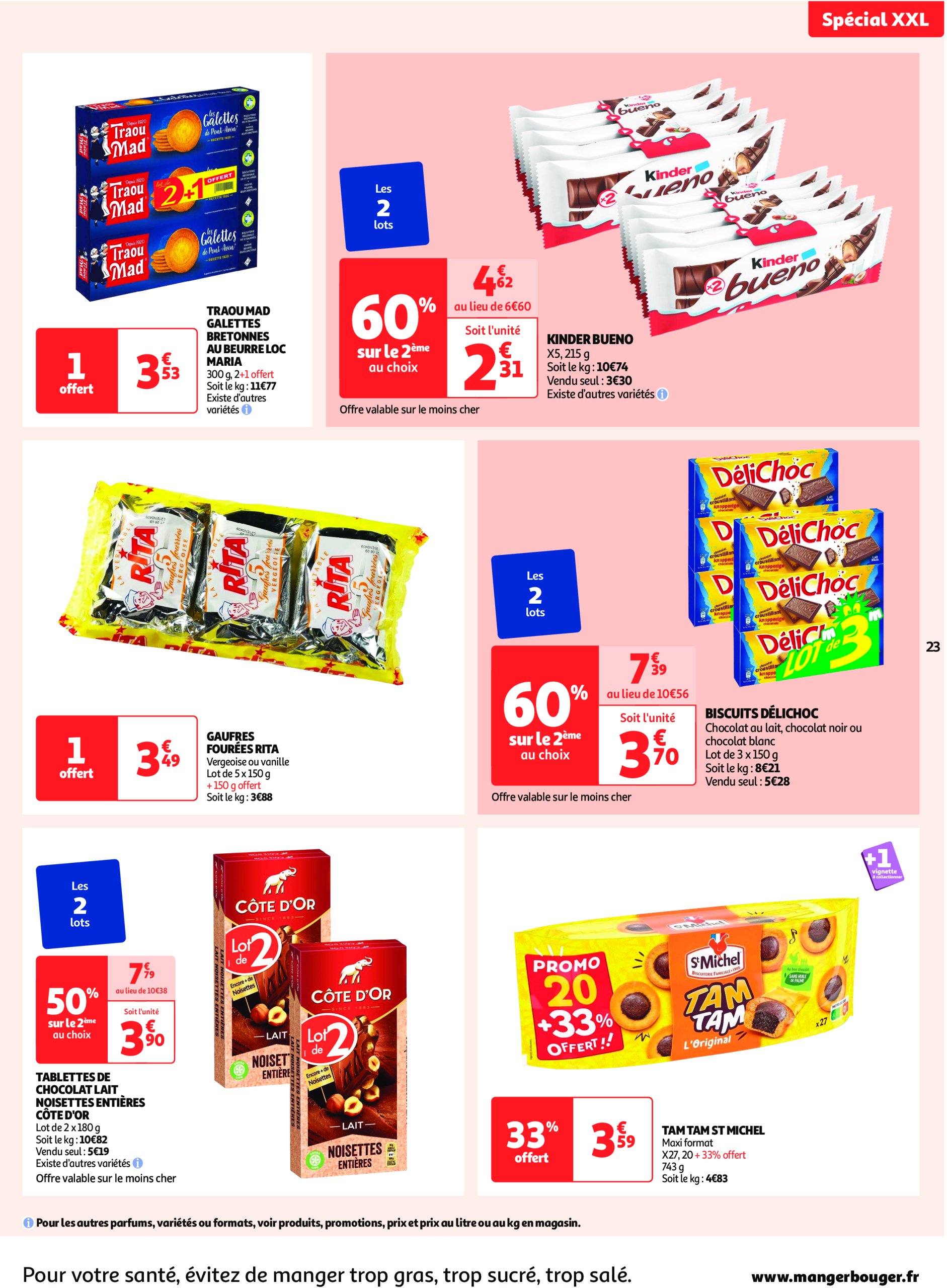 auchan - Auchan Supermarché - Spécial XXL folder geldig vanaf 02/01 - 11/01 - page: 23