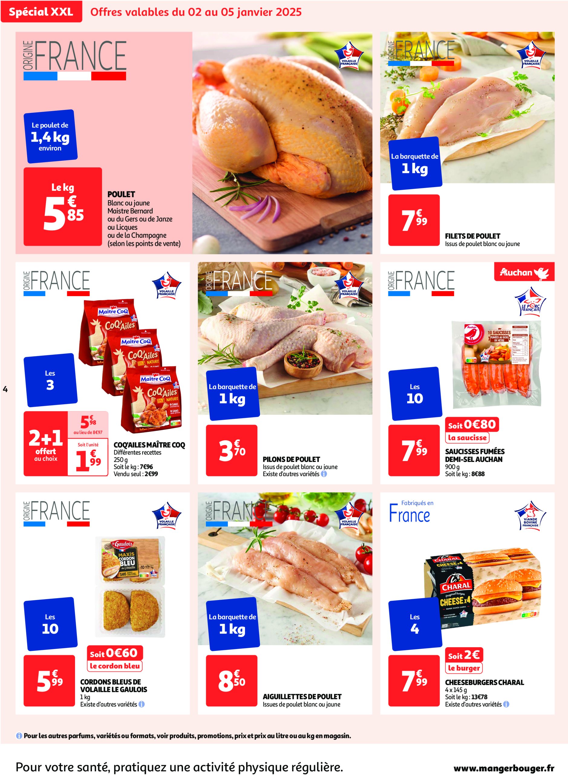 auchan - Auchan Supermarché - Spécial XXL folder geldig vanaf 02/01 - 11/01 - page: 4