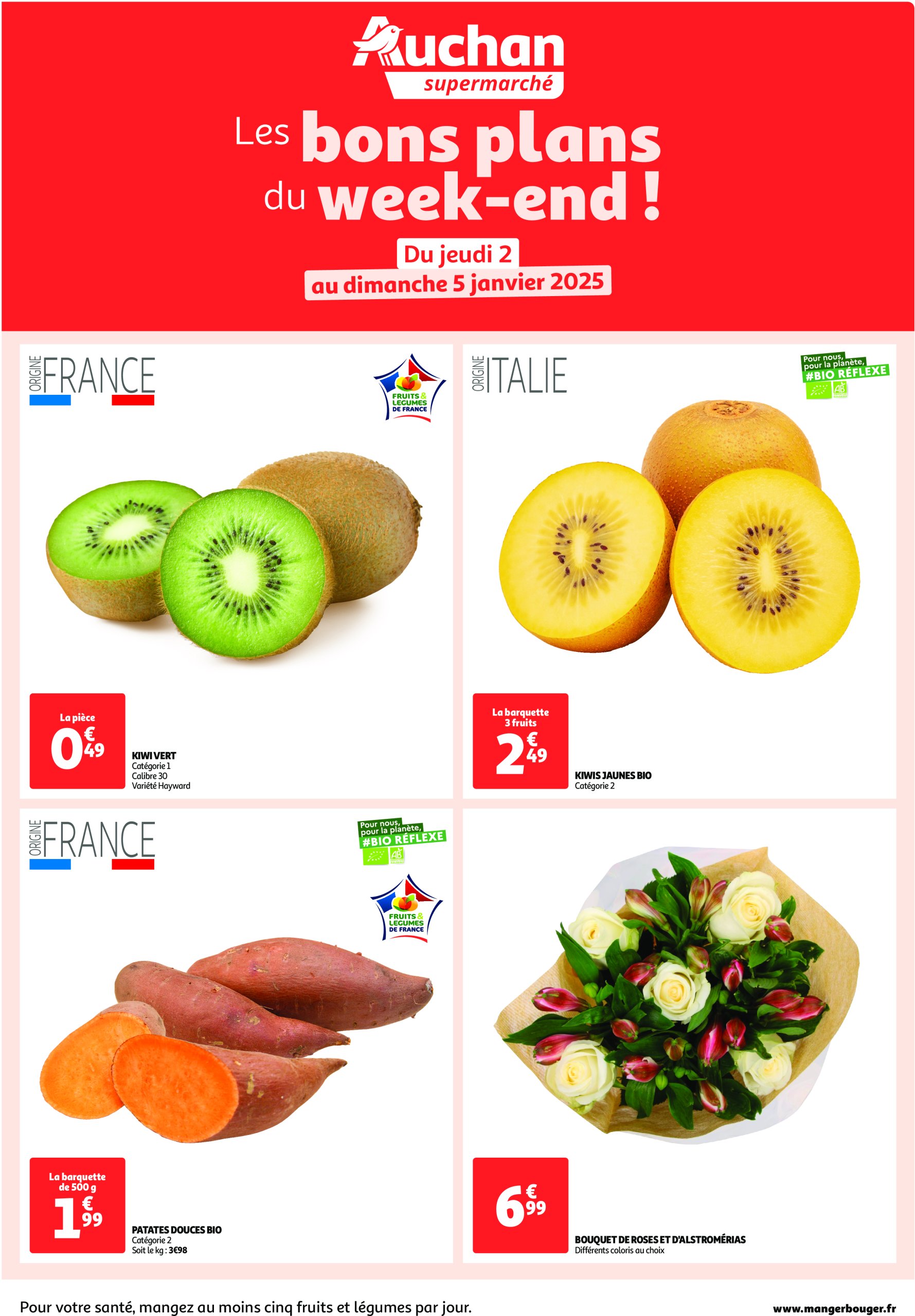 auchan - Auchan Supermarché - Les bons plans du week-end dans votre super folder geldig vanaf 02/01 - 05/01