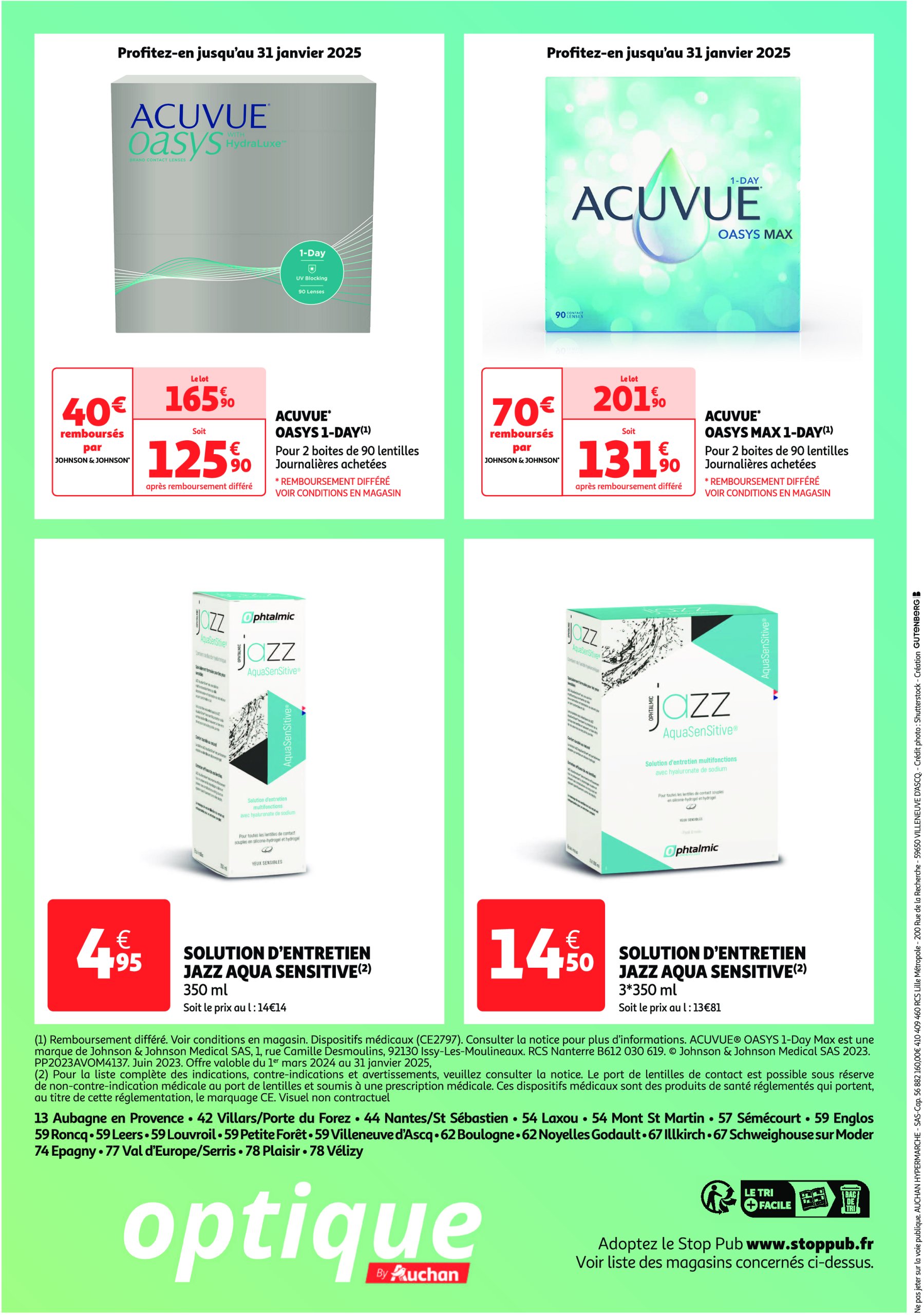 auchan - Auchan - Bien vu toutes les montures à moitié prix ! folder geldig vanaf 02/01 - 28/02 - page: 4