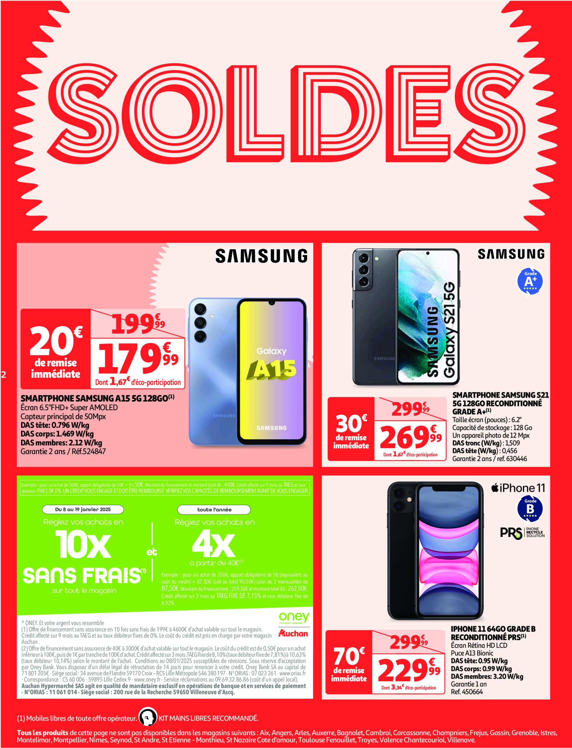 auchan - Auchan - Soldes folder geldig vanaf 08/01 - 04/02 - page: 2