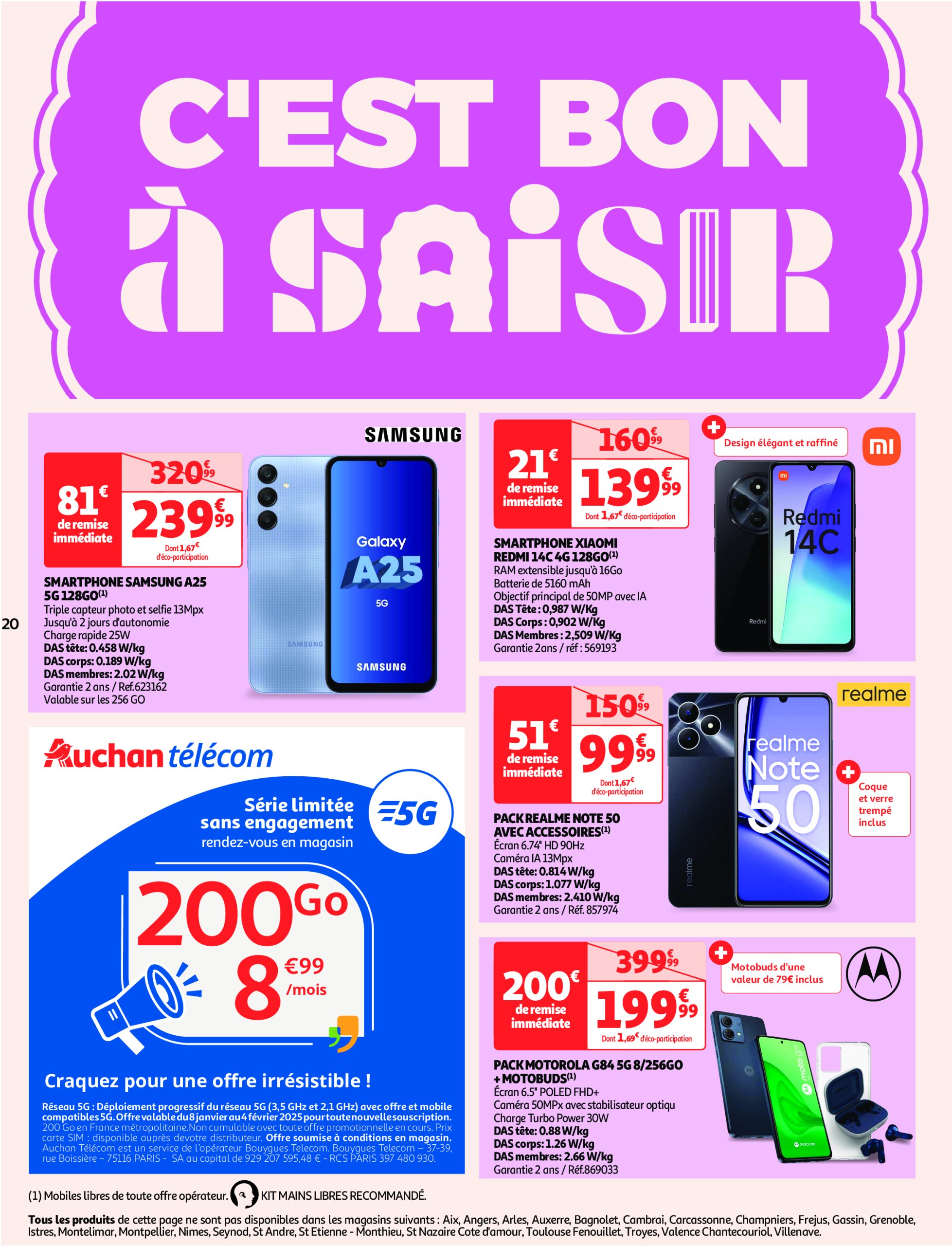 auchan - Auchan - Soldes folder geldig vanaf 08/01 - 04/02 - page: 20