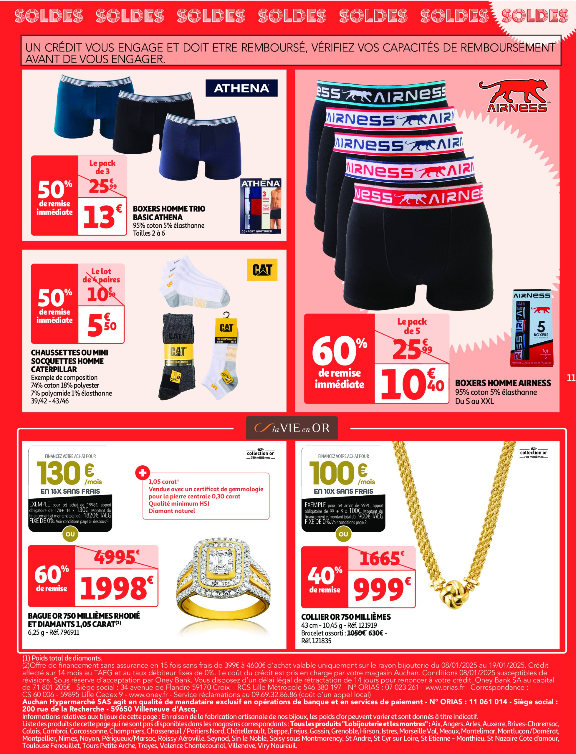 auchan - Auchan - Soldes folder geldig vanaf 08/01 - 04/02 - page: 11