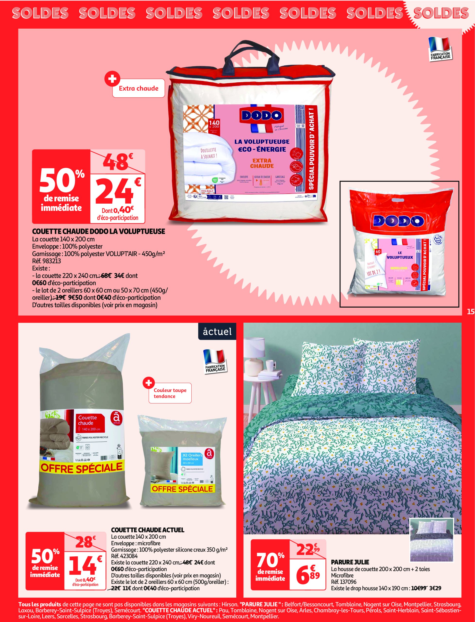 auchan - Auchan - Soldes folder geldig vanaf 08/01 - 04/02 - page: 15