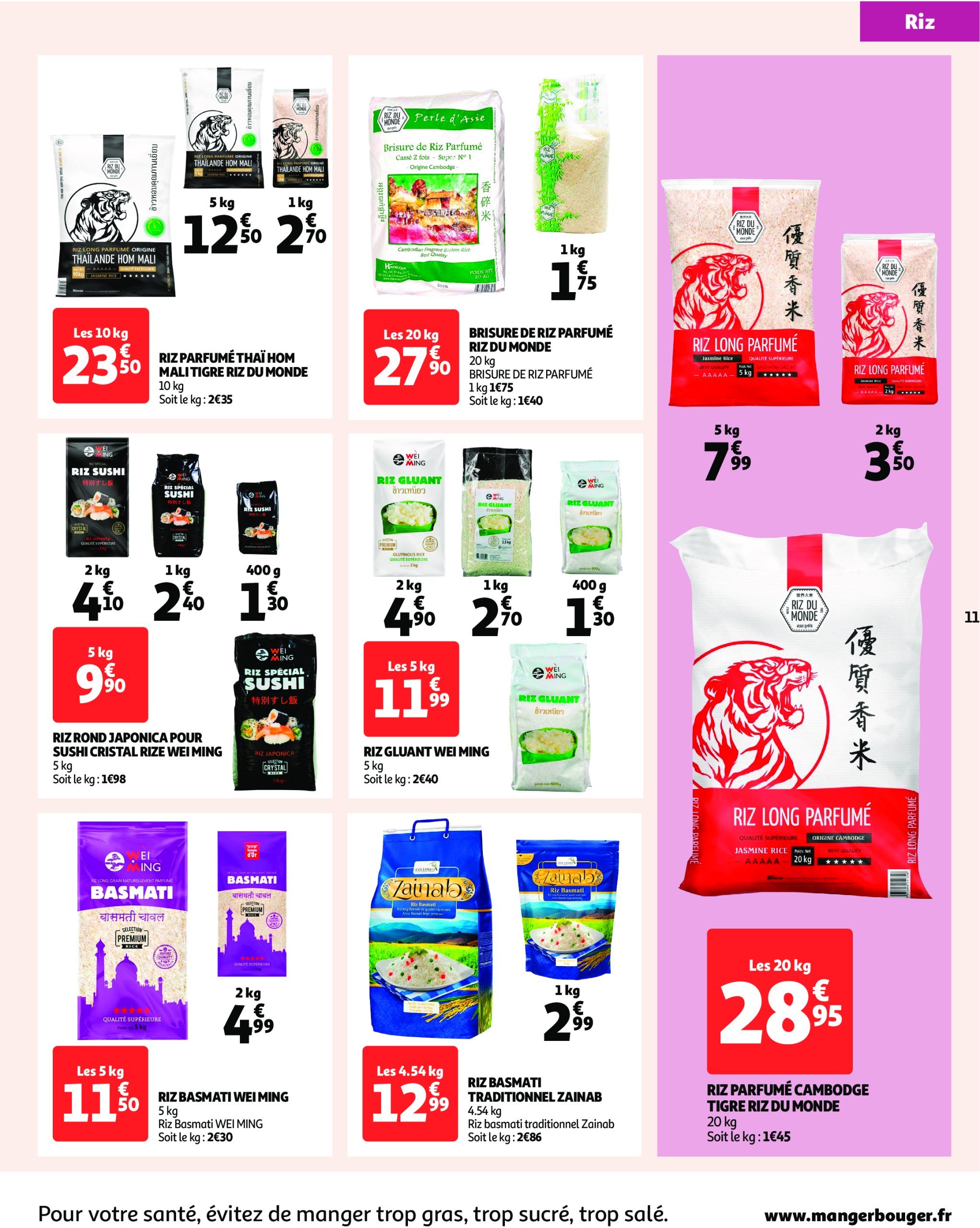 auchan - Auchan - On peut aller très loin avec des prix bas folder geldig vanaf 14/01 - 29/01 - page: 11