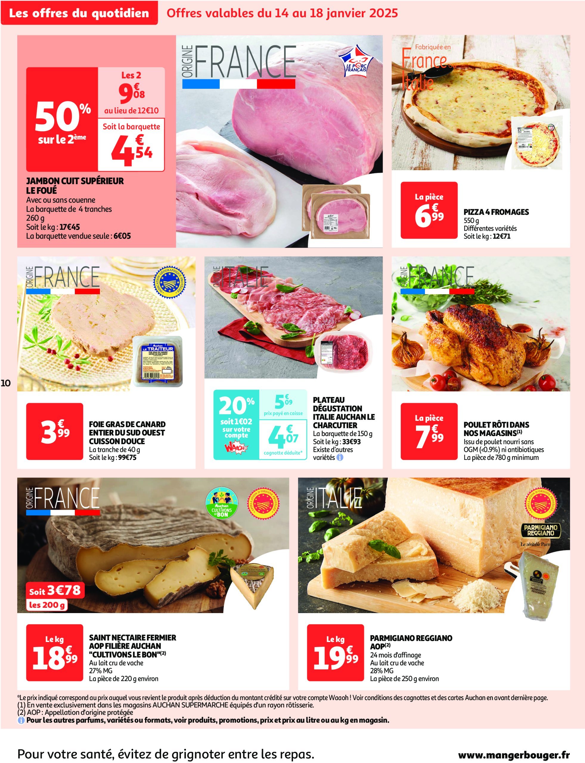 auchan - Auchan supermarché - C'est parti pour une année moins chère sans votre super folder geldig vanaf 14/01 - 25/01 - page: 10