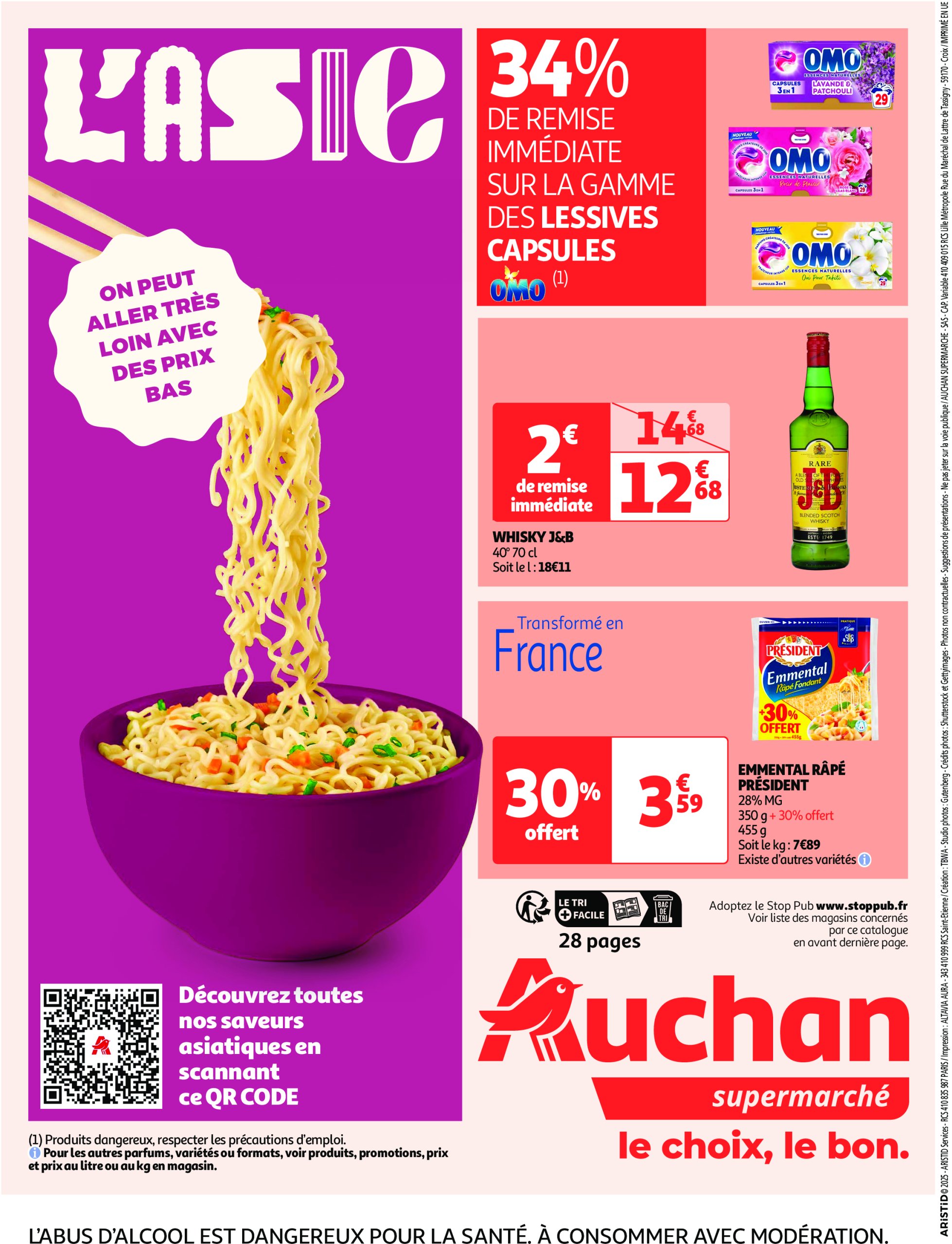 auchan - Auchan supermarché - C'est parti pour une année moins chère sans votre super folder geldig vanaf 14/01 - 25/01 - page: 28