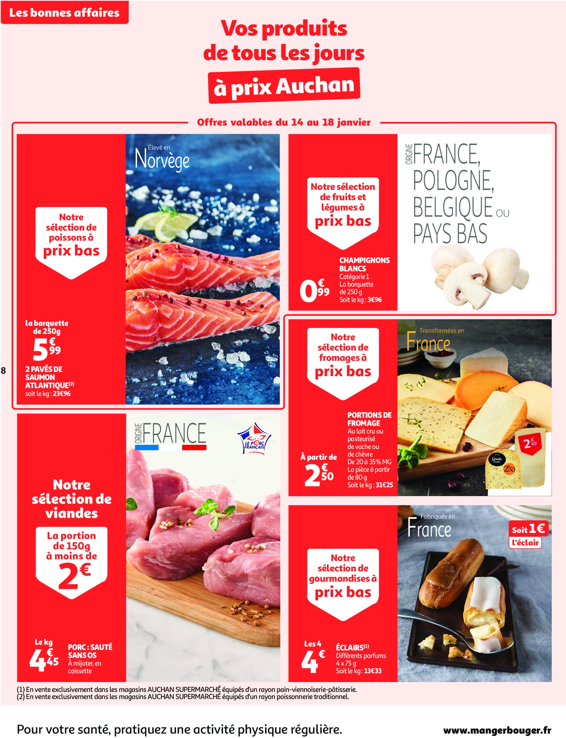 auchan - Auchan supermarché - C'est parti pour une année moins chère sans votre super folder geldig vanaf 14/01 - 25/01 - page: 8