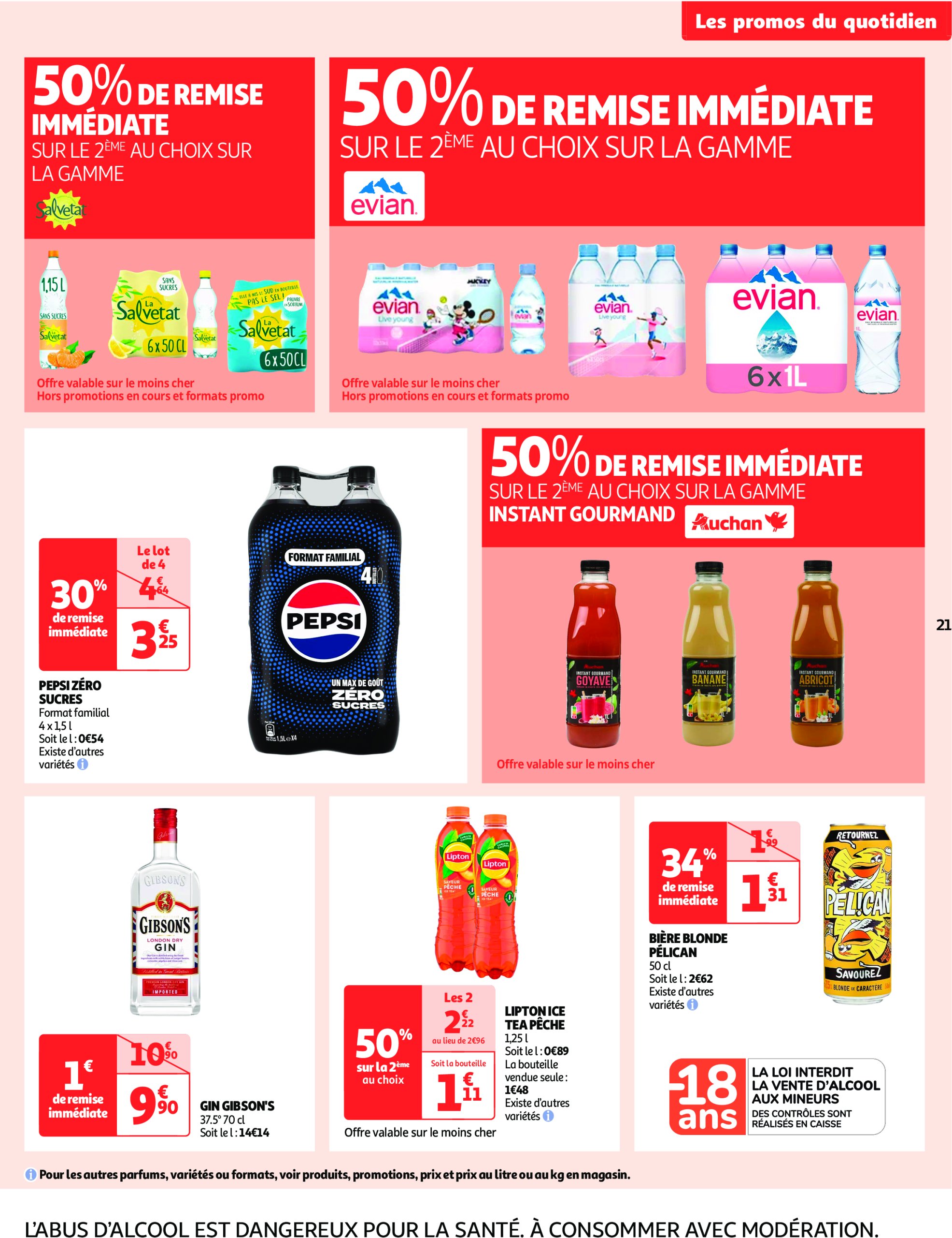 auchan - Auchan supermarché - C'est parti pour une année moins chère sans votre super folder geldig vanaf 14/01 - 25/01 - page: 21